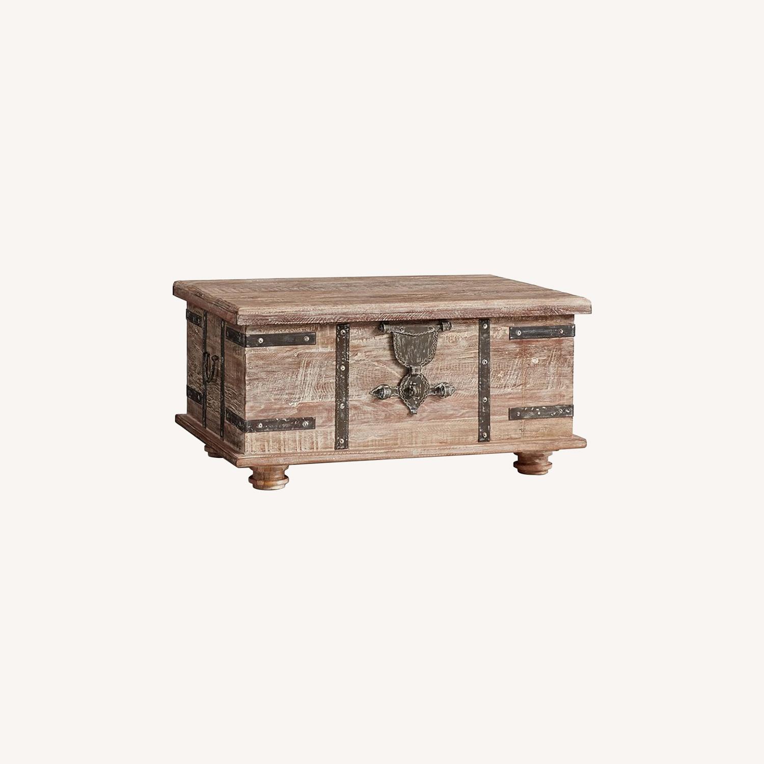 Pottery Barn Kaplan LiftTop Trunk Coffee Table AptDeco