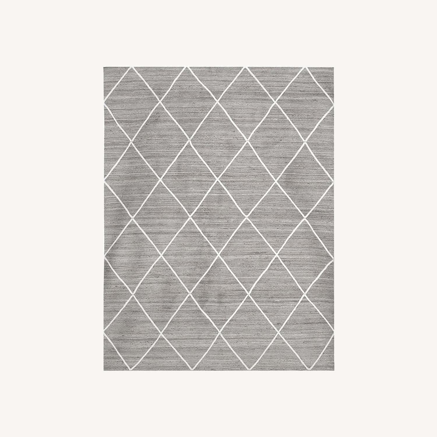Pottery Barn Jute Lattice Rug - image-0