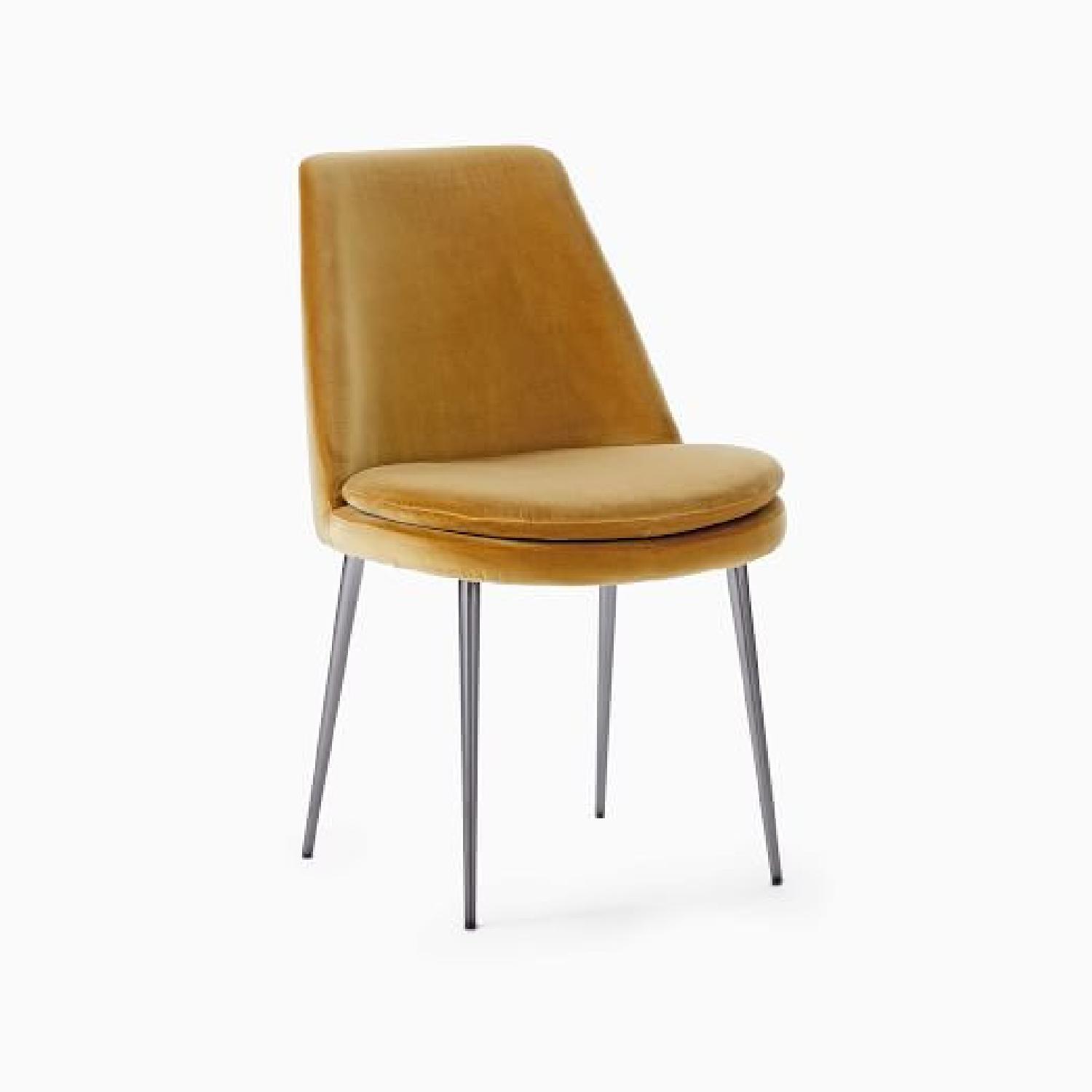 West Elm Finley Low-Back Velvet Dining Chair - image-4
