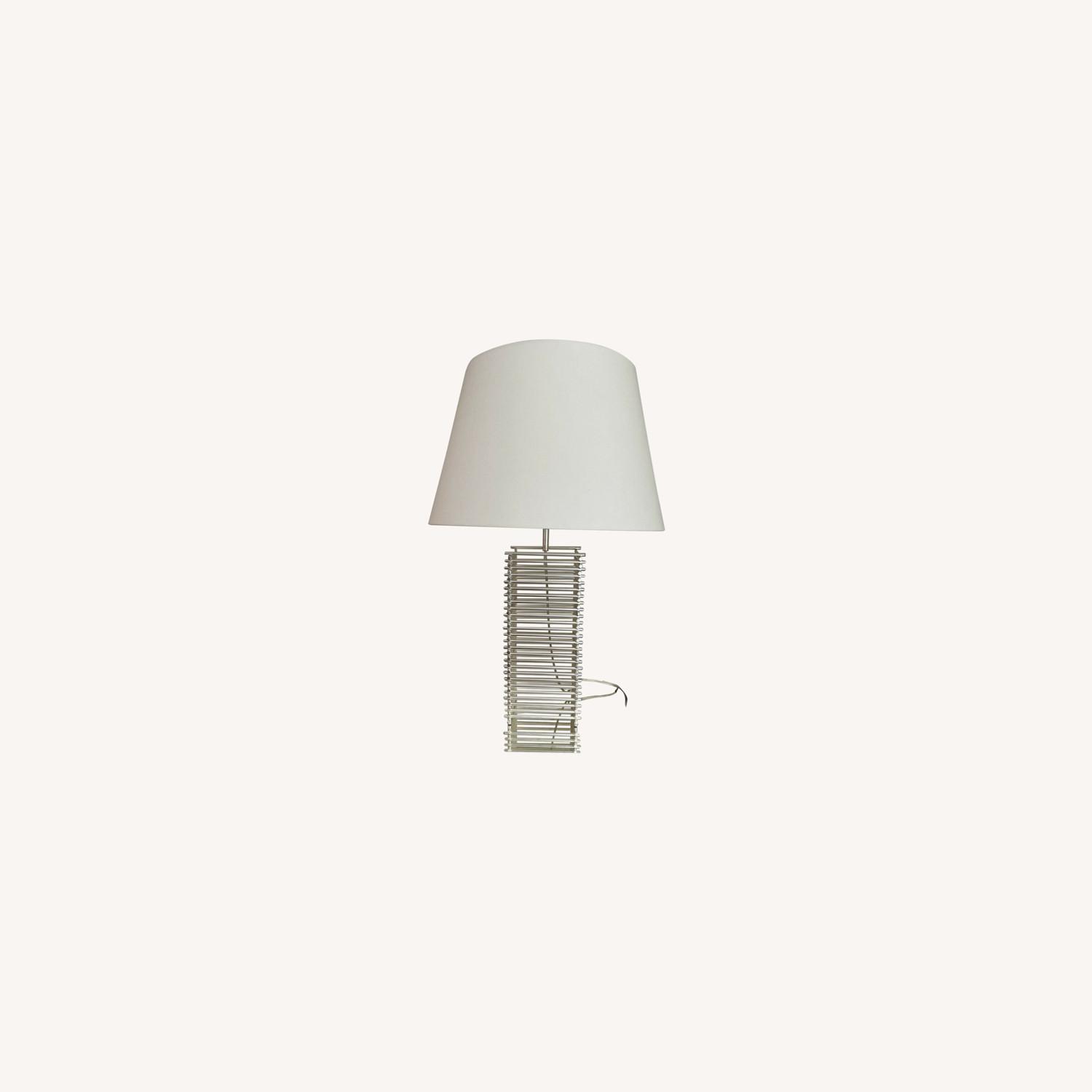 Thomas Pheasant Stack Table Lamp Baker Furniture - image-0