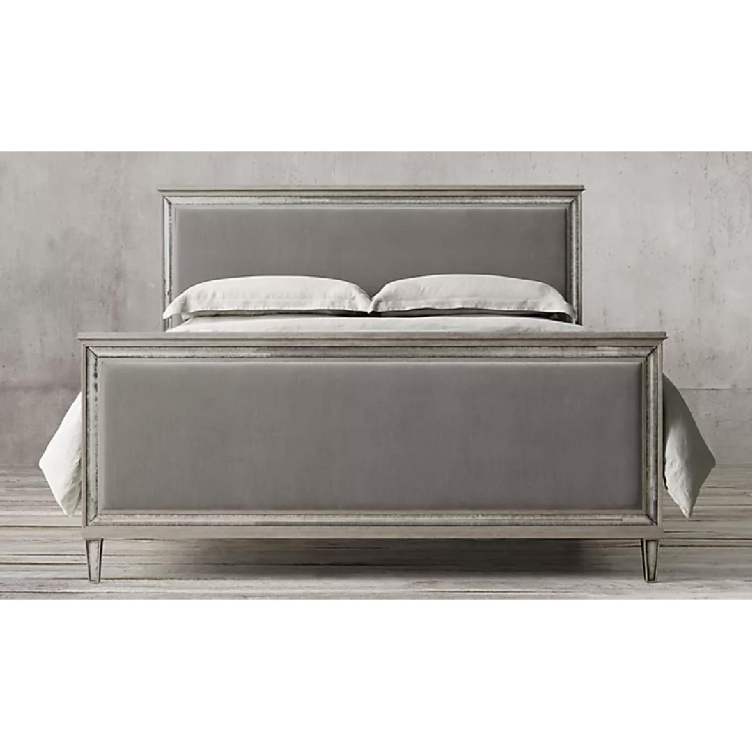 Restoration Hardware French Mirrored King Bed AptDeco