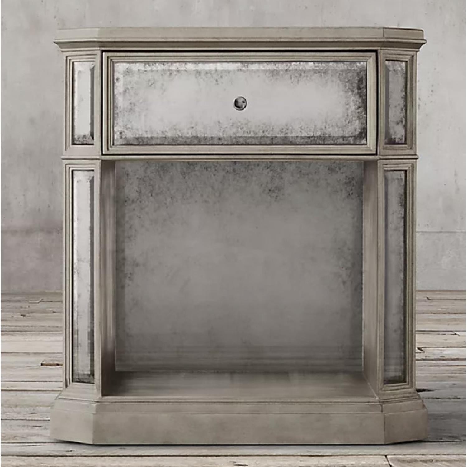 Restoration Hardware French Mirrored Nightstands AptDeco