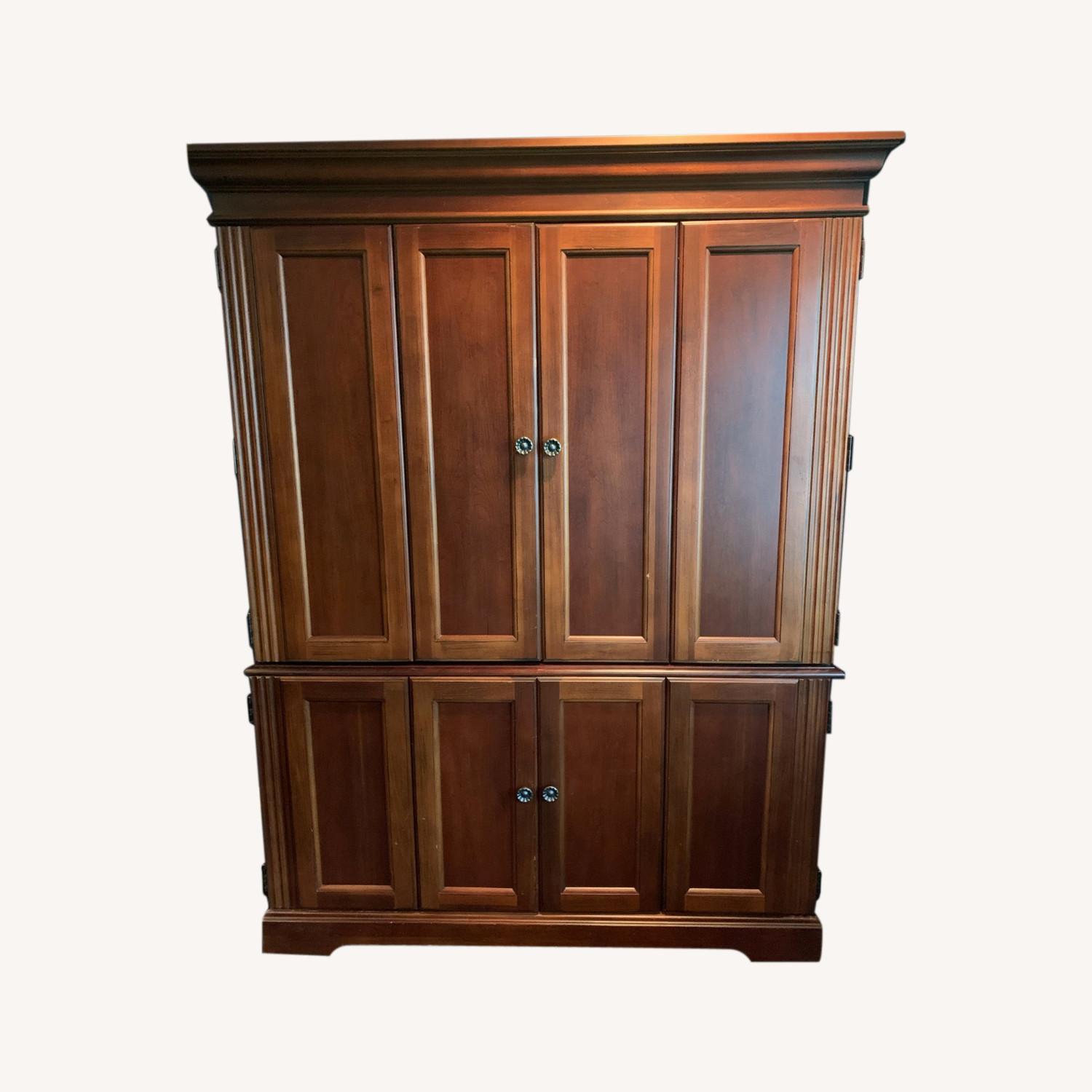 Hooker Furniture Computer Desk Workstation Armoire - image-0