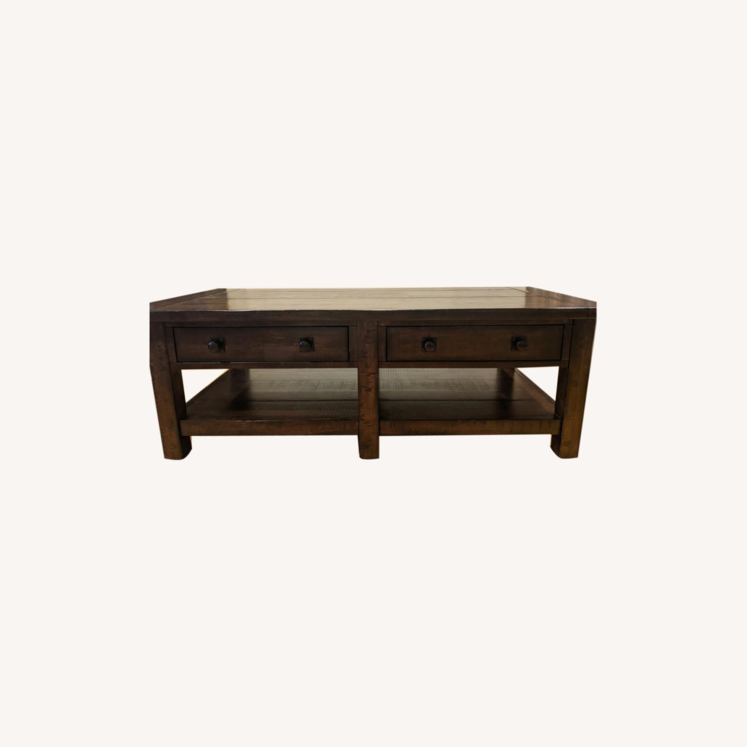 Pottery Barn Benchwright Rectangular Coffee Table AptDeco