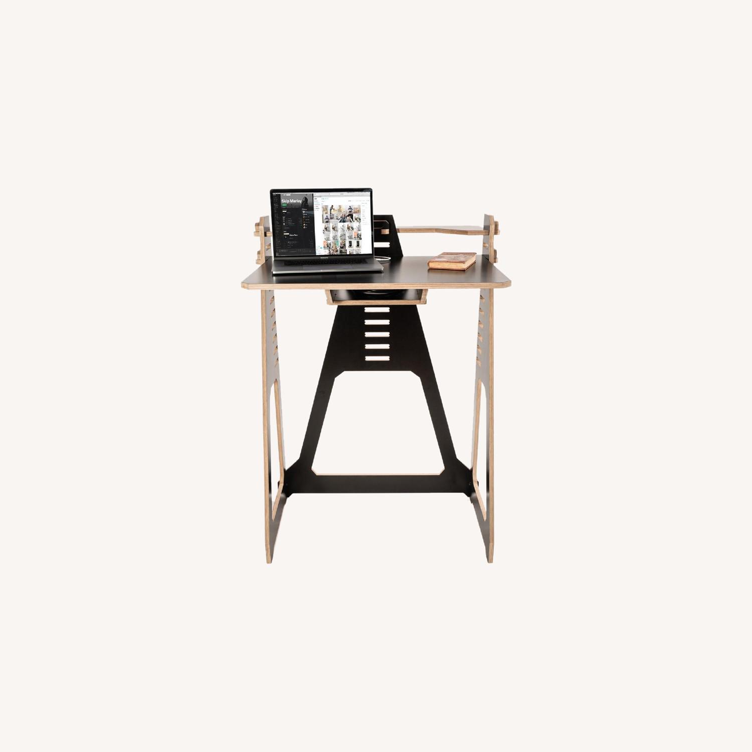 WFH Collapsible, Adjustable Desk, Black AptDeco