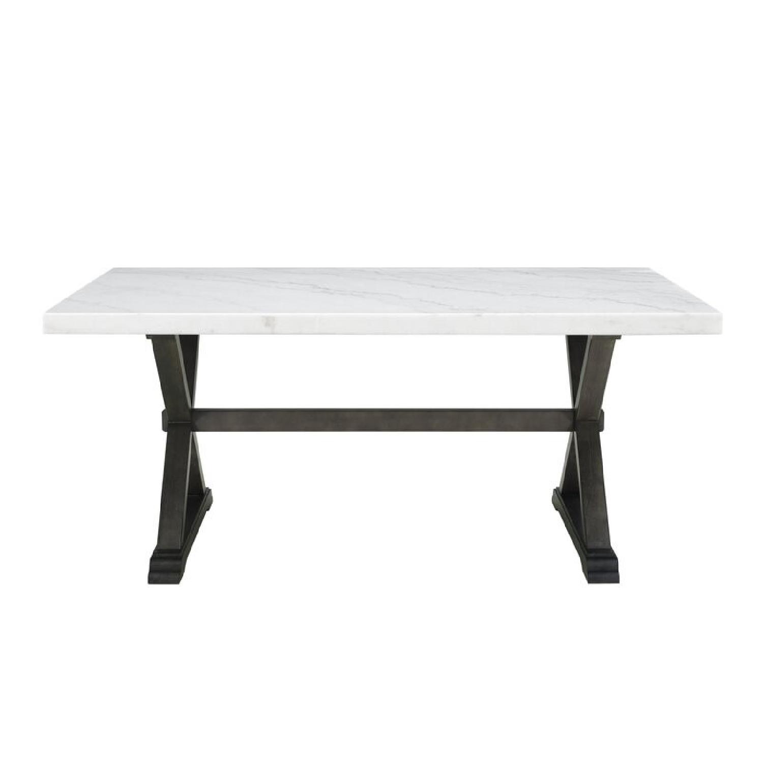 Wayfair Rosdorf Park Willoughby Marble Dining Table - image-0