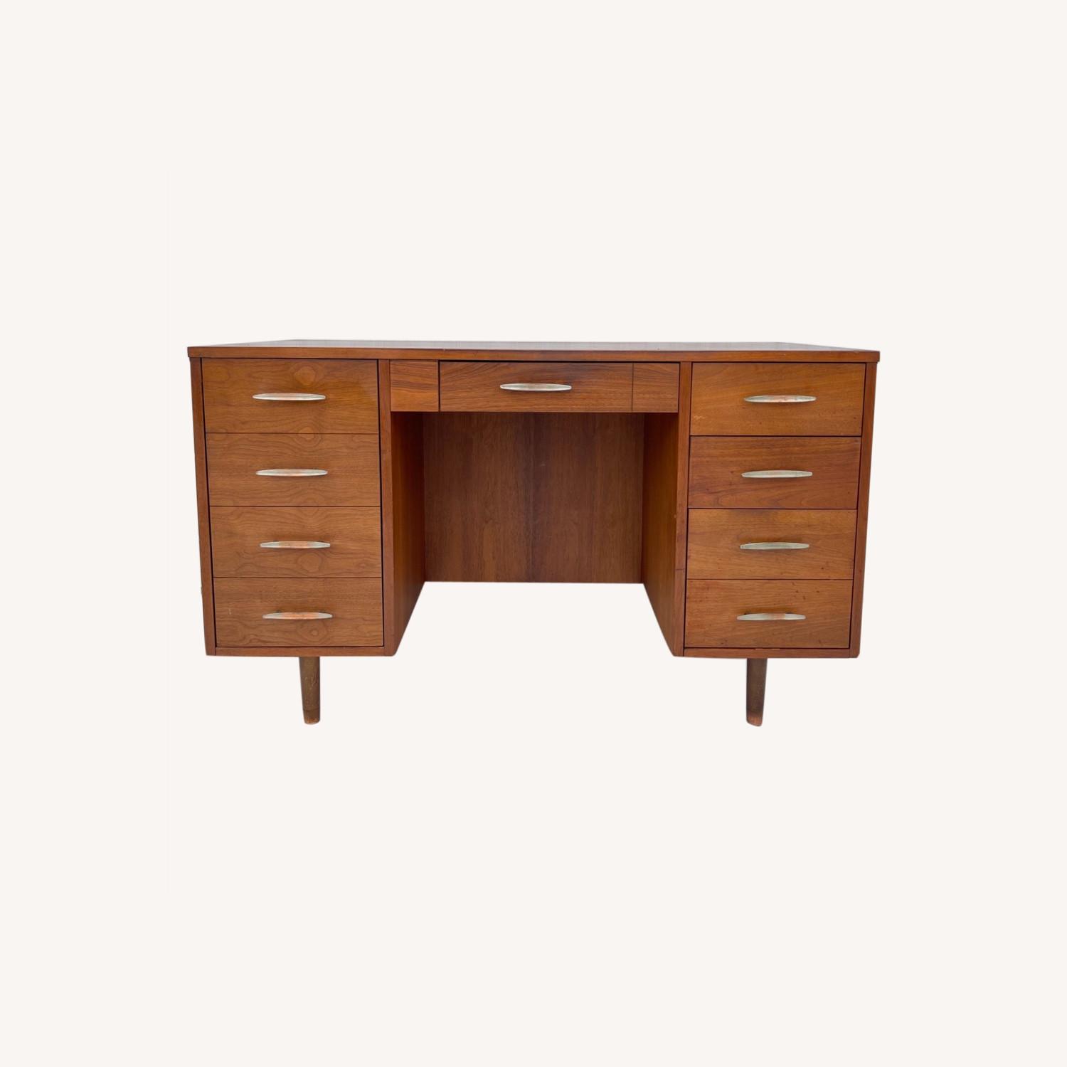 Mid-Century Double-Sided Desk - image-0