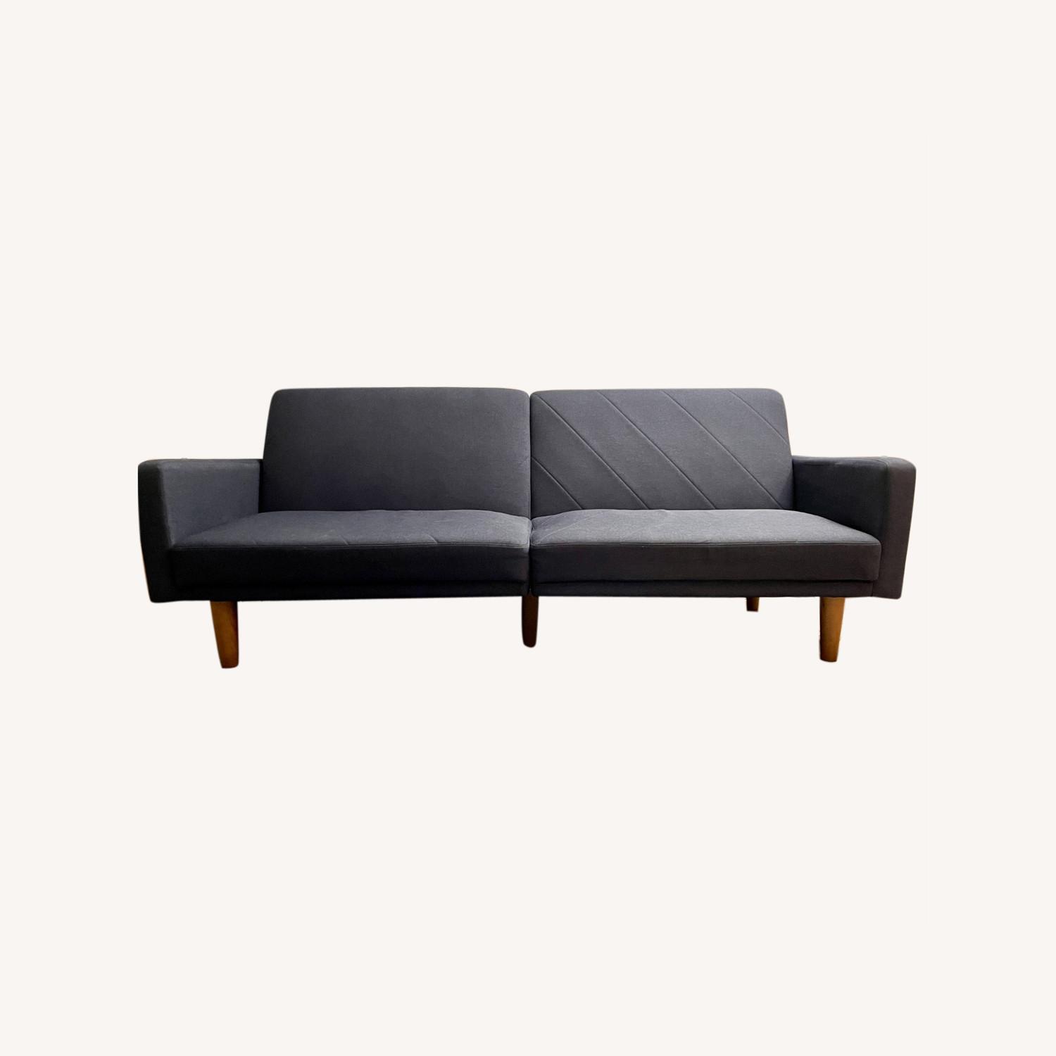 Target Modern Navy Blue Futon AptDeco
