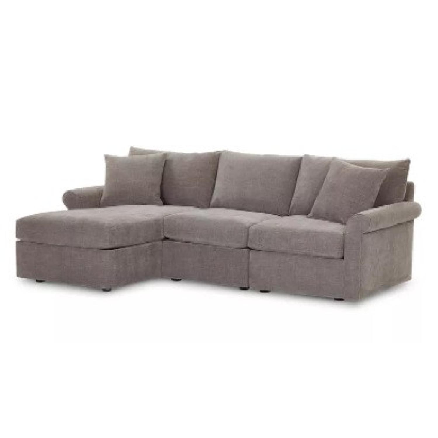 Macy's Sectional with Reversible Storage Chaise - image-4
