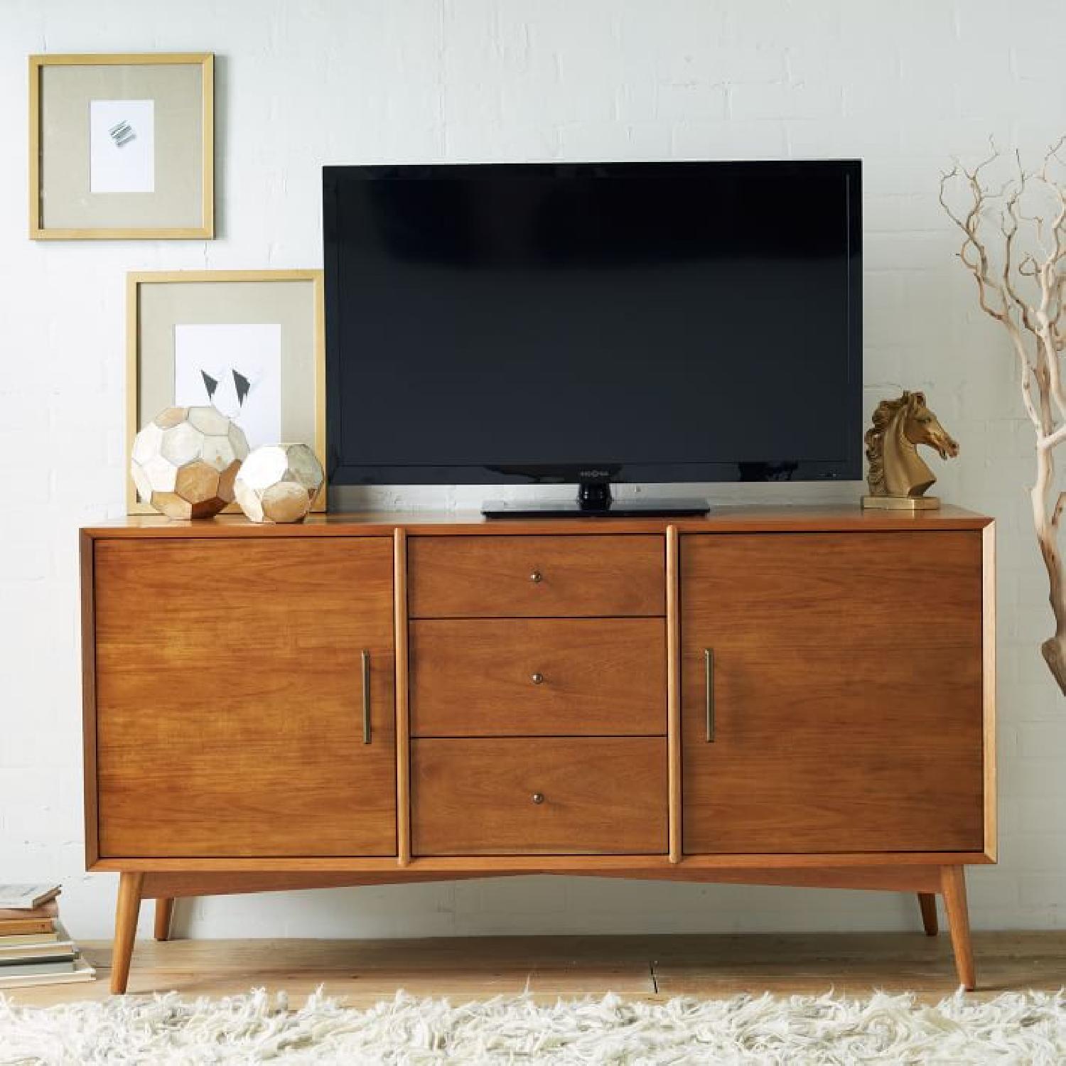 West Elm Mid-Century Media Console (58") - image-0
