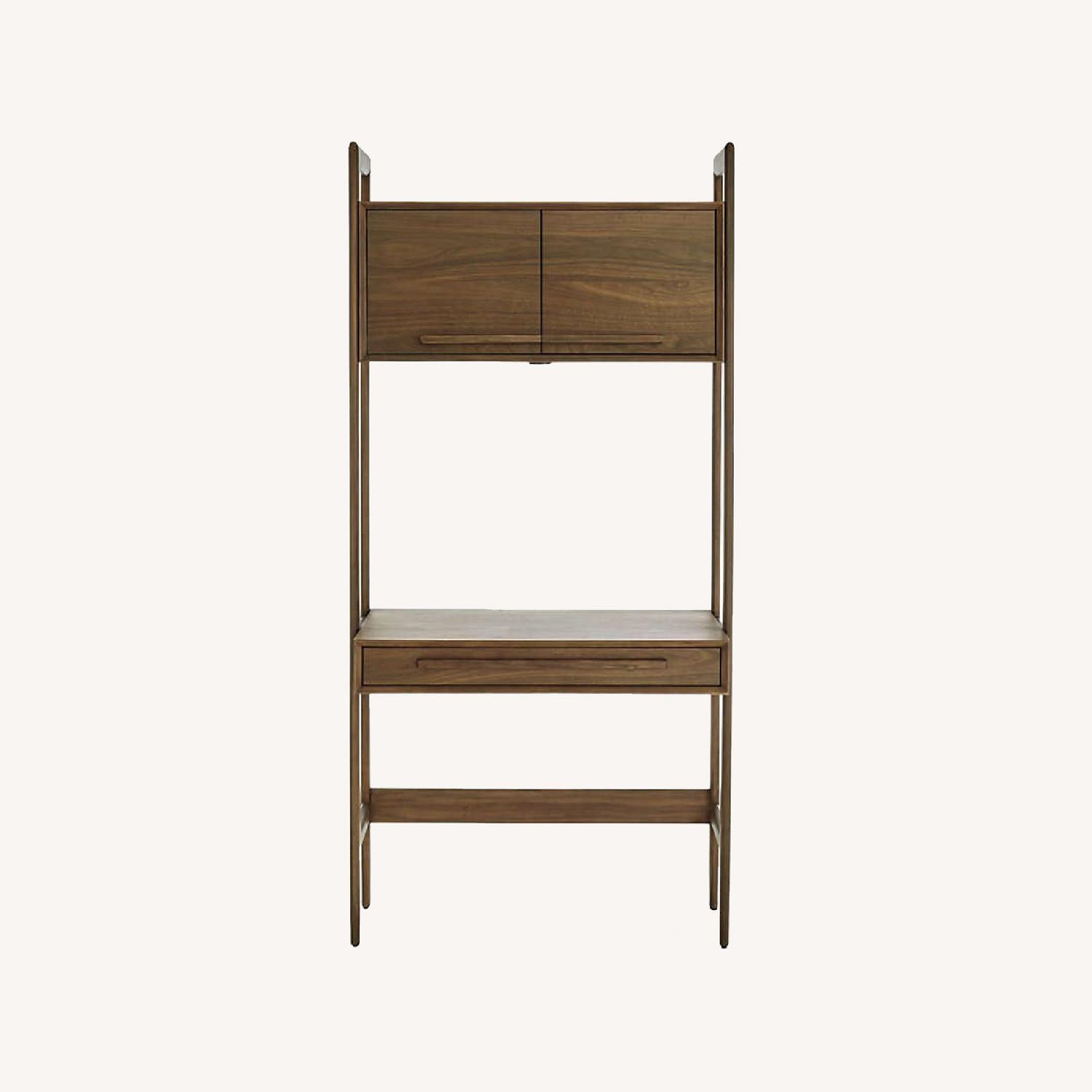 Crate & Barrel Tate Bookshelf Bar AptDeco