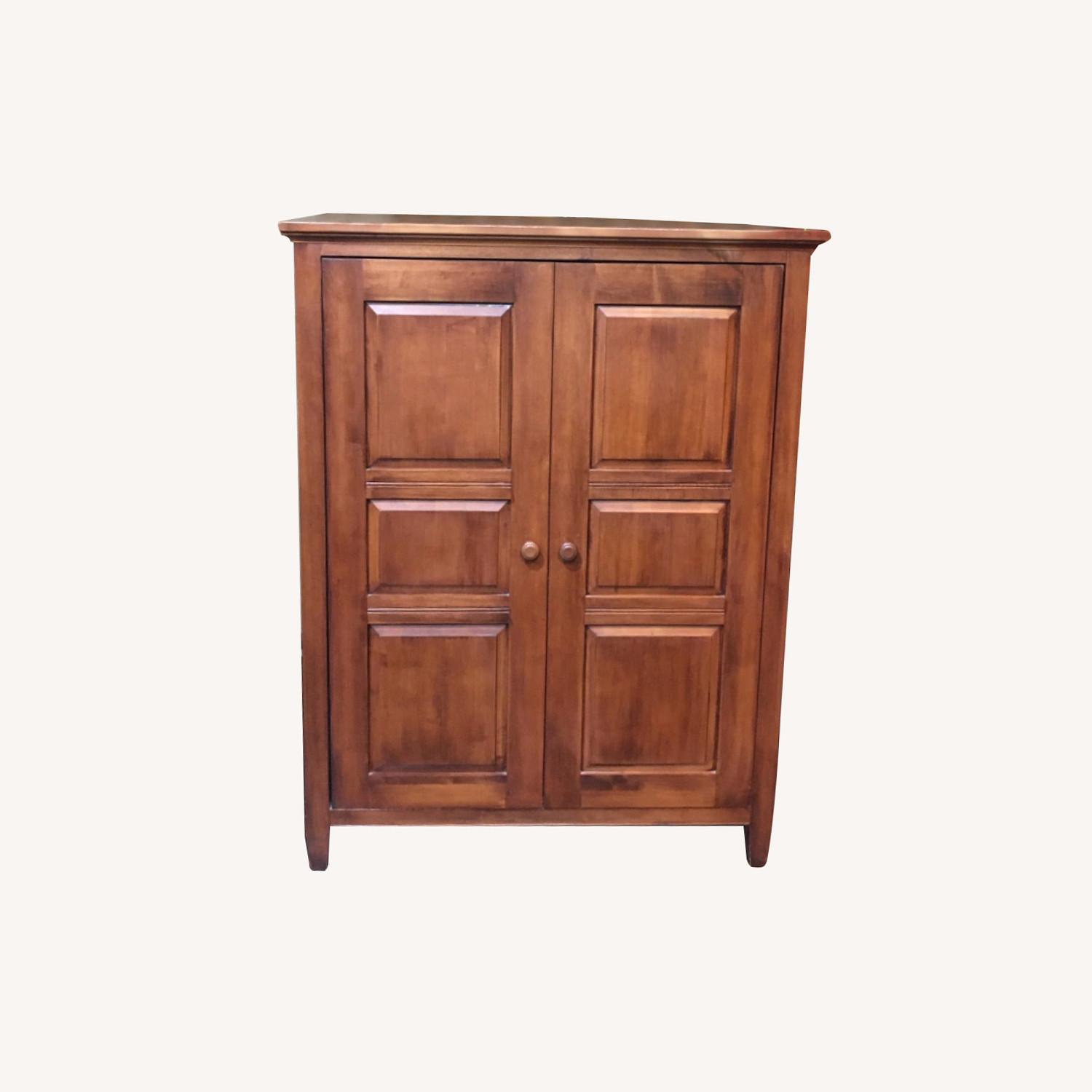 Ethan Allen Entertainment Center AptDeco