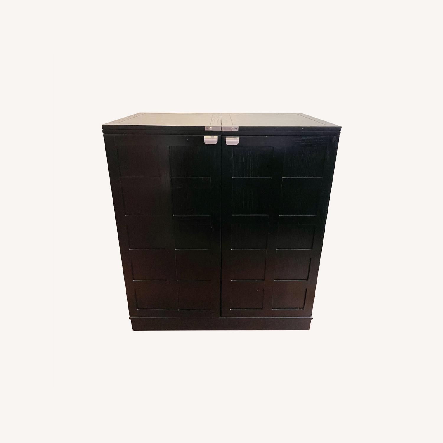 Crate and Barrel Black Bar AptDeco