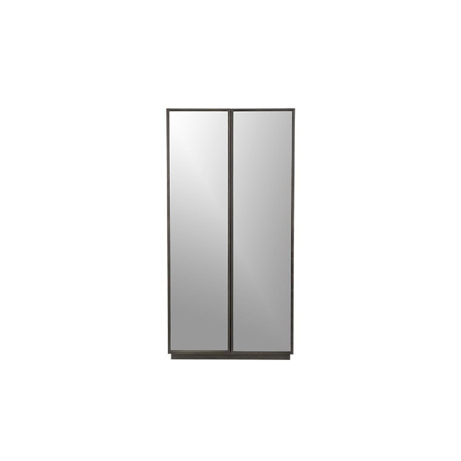 CB2 Mirrored Armoire - image-7