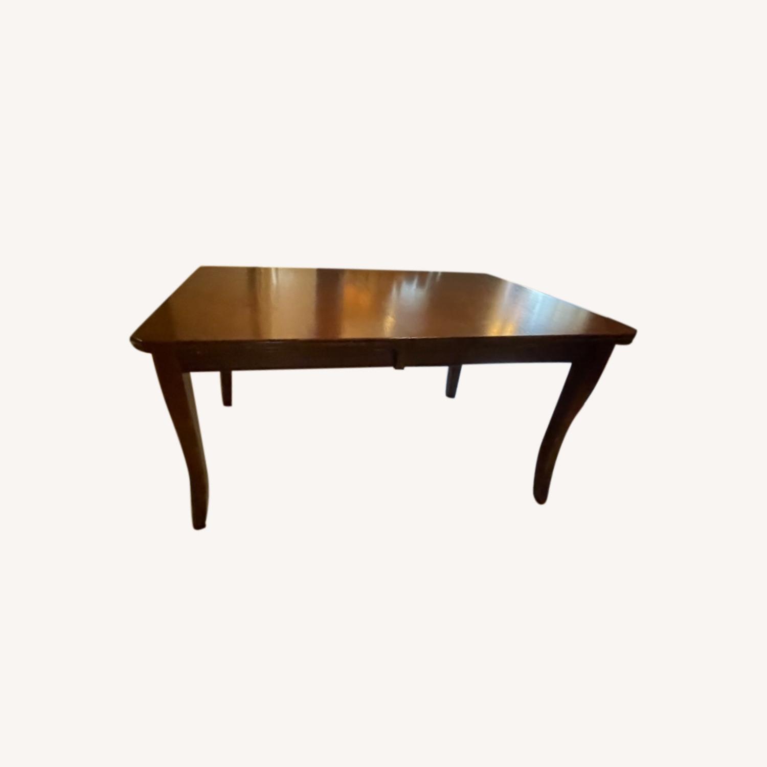 Solid Wood Extendable Dining Table - image-0