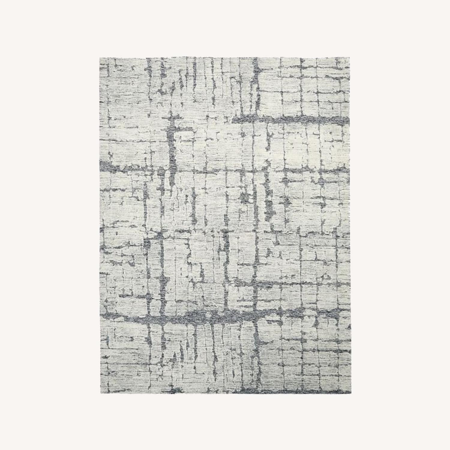 West Elm Birch Rug, 5x8, Frost Gray - image-0