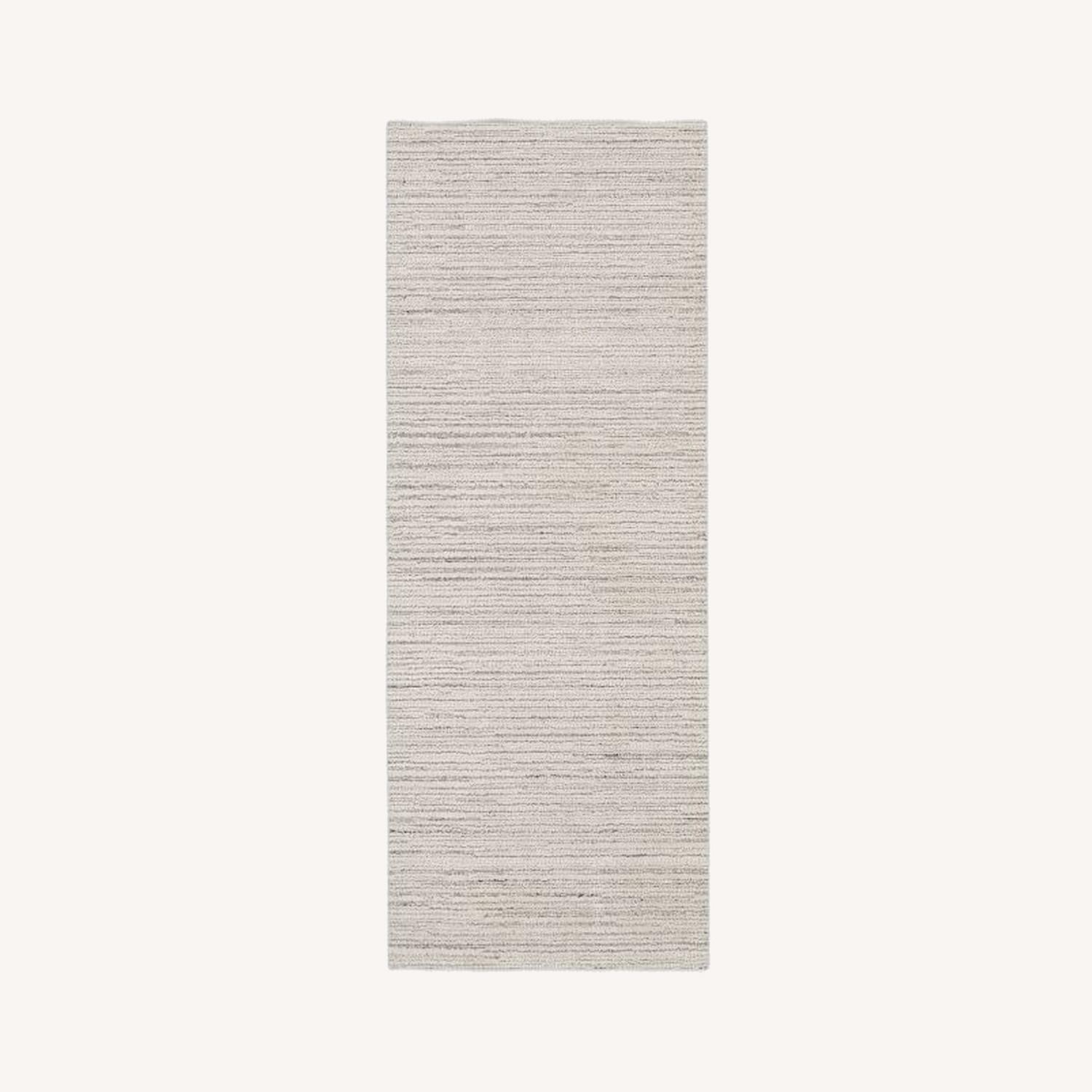 West Elm Lumini Rug, 2.5x7, Alabaster - image-0