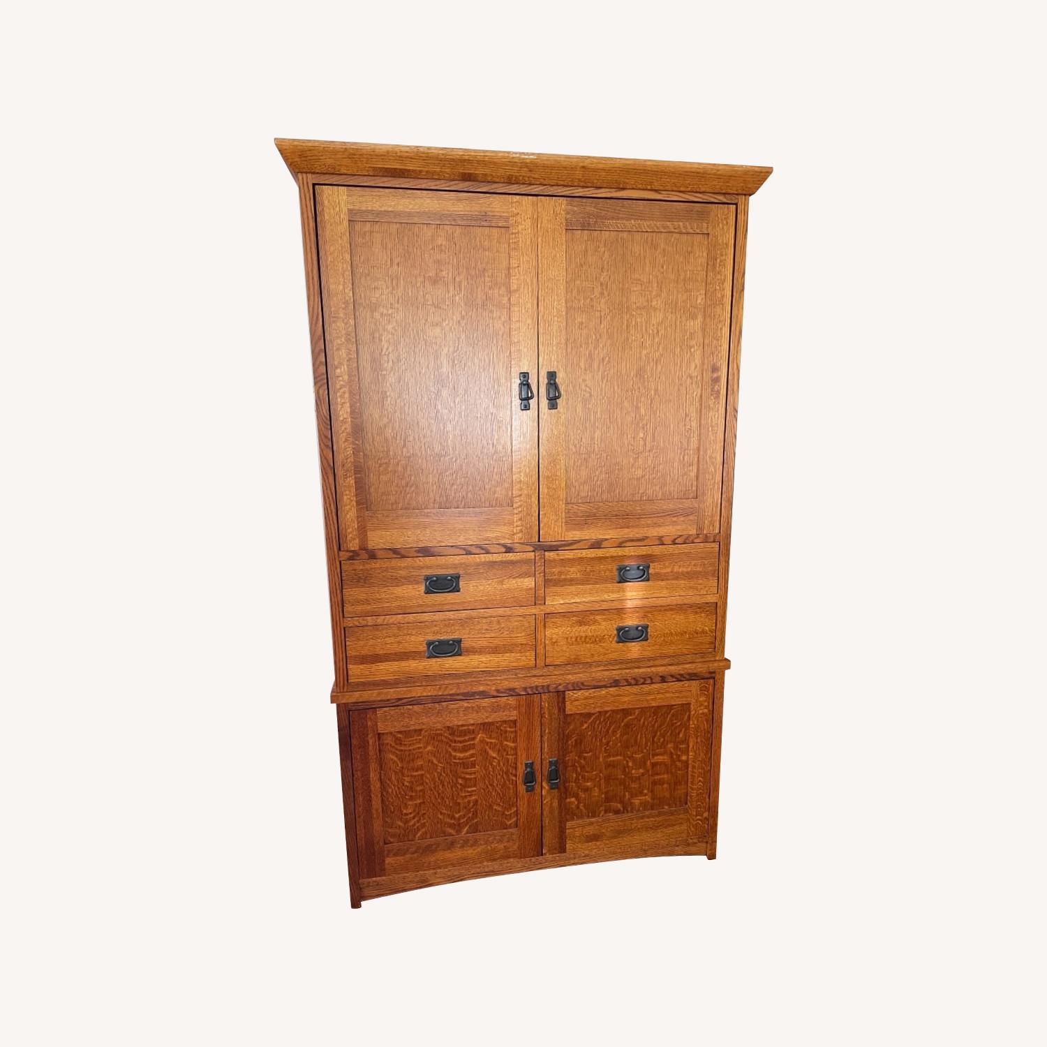 Restoration Hardware Media Cabinet / Amoire - image-8