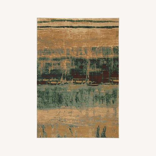 Used Karastan Artois Mericourt Teal Rug for sale on AptDeco