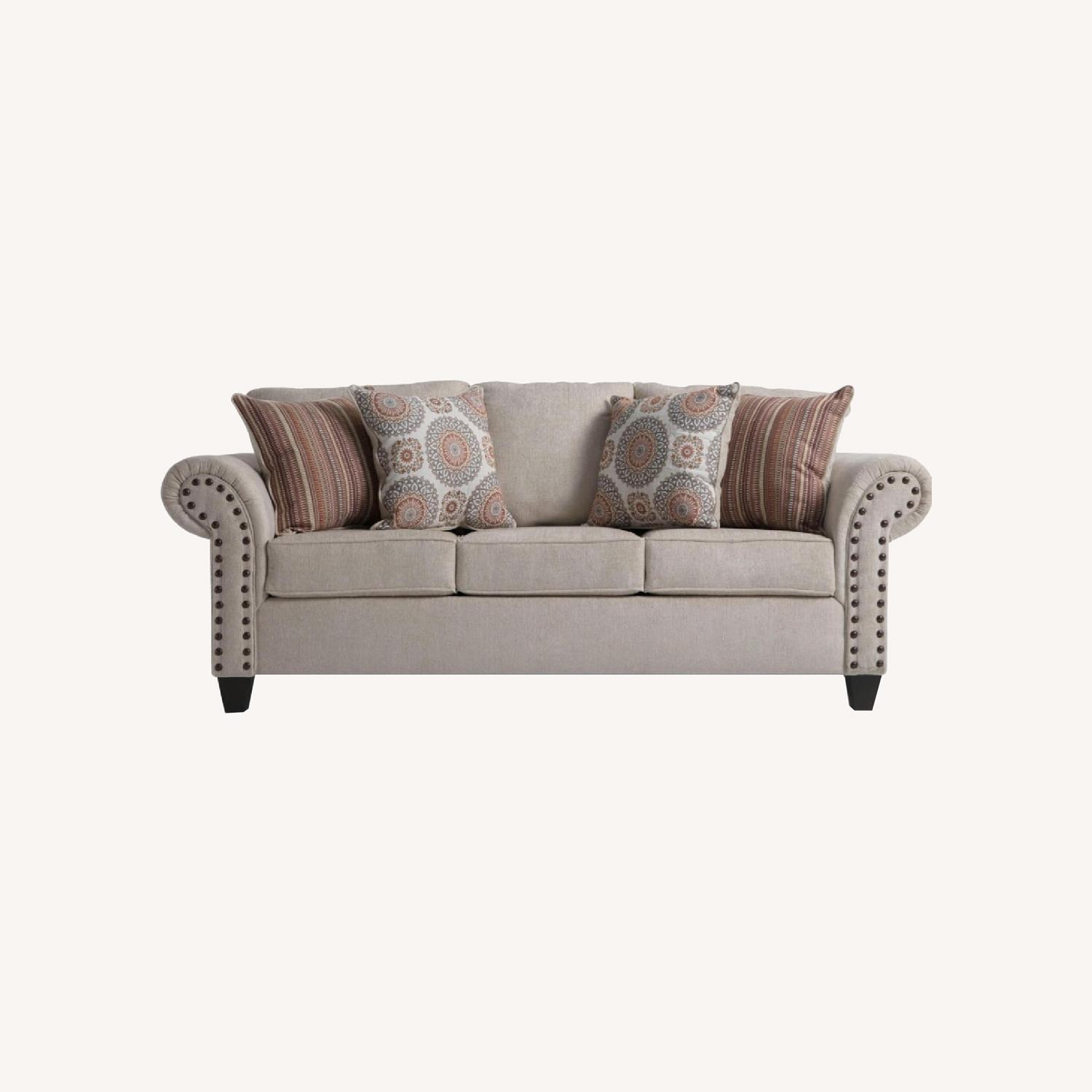 Bob's Discount Artisan Beige Sofa Sleeper AptDeco