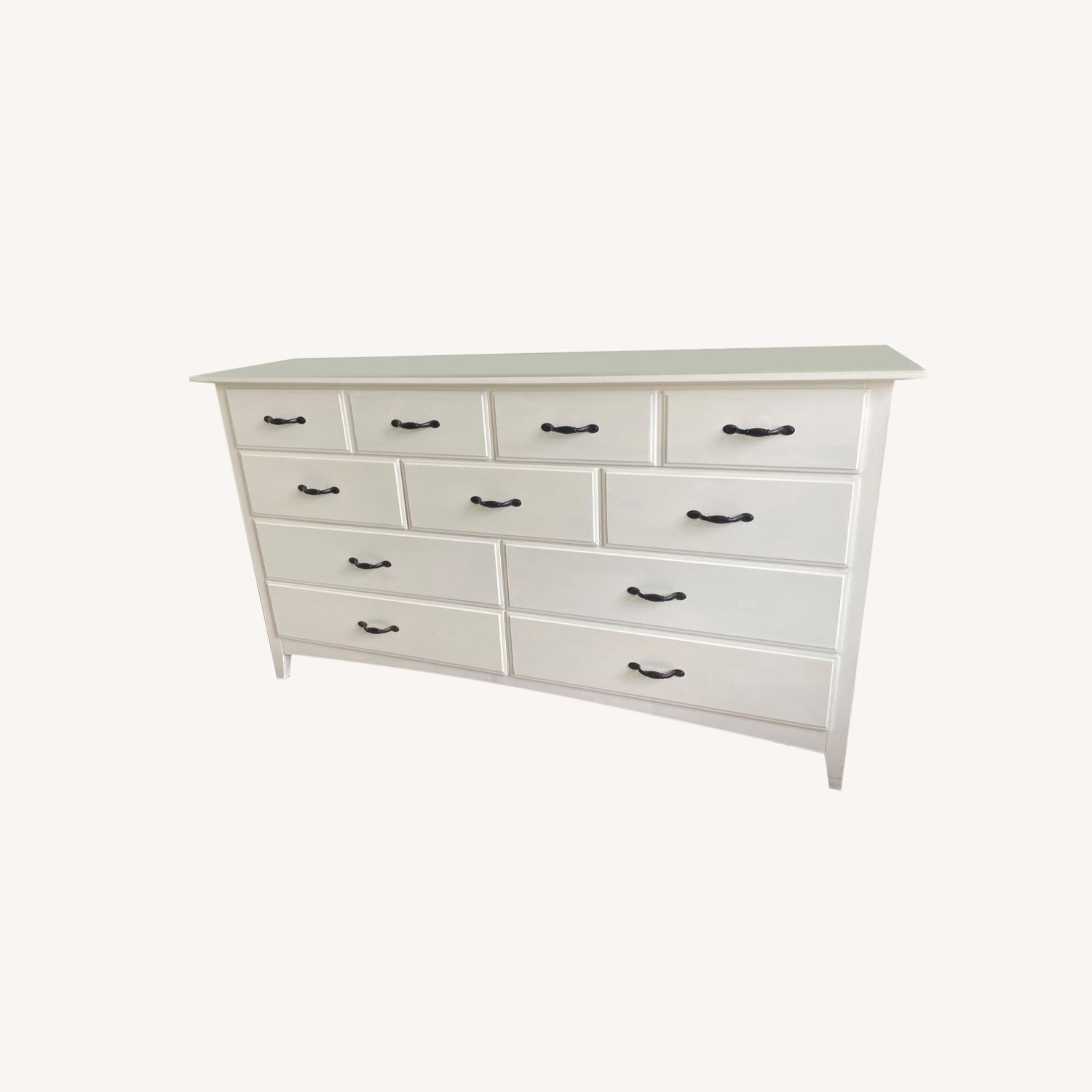 Rustic White Dresser AptDeco