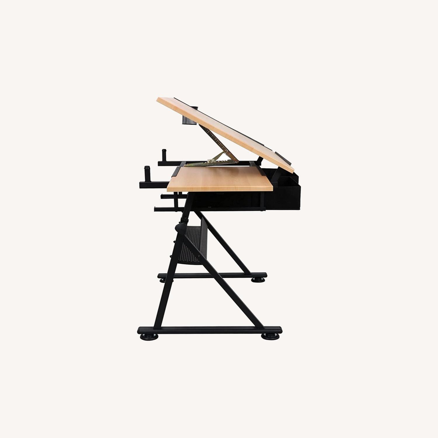 ZENY Adjustable Height Drafting Table Desk & Chair AptDeco