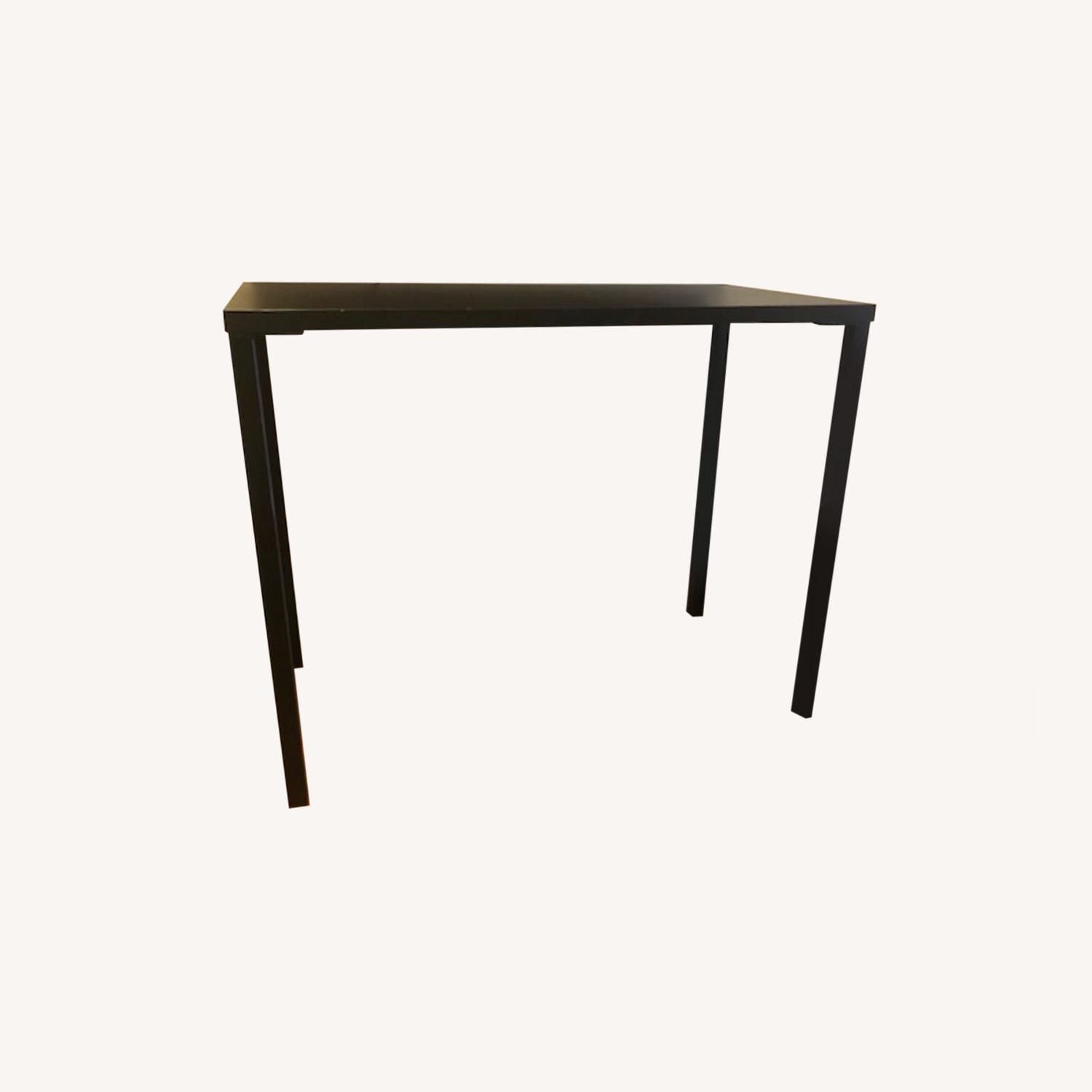 Custom-Built Black Counter-Height Table - image-0