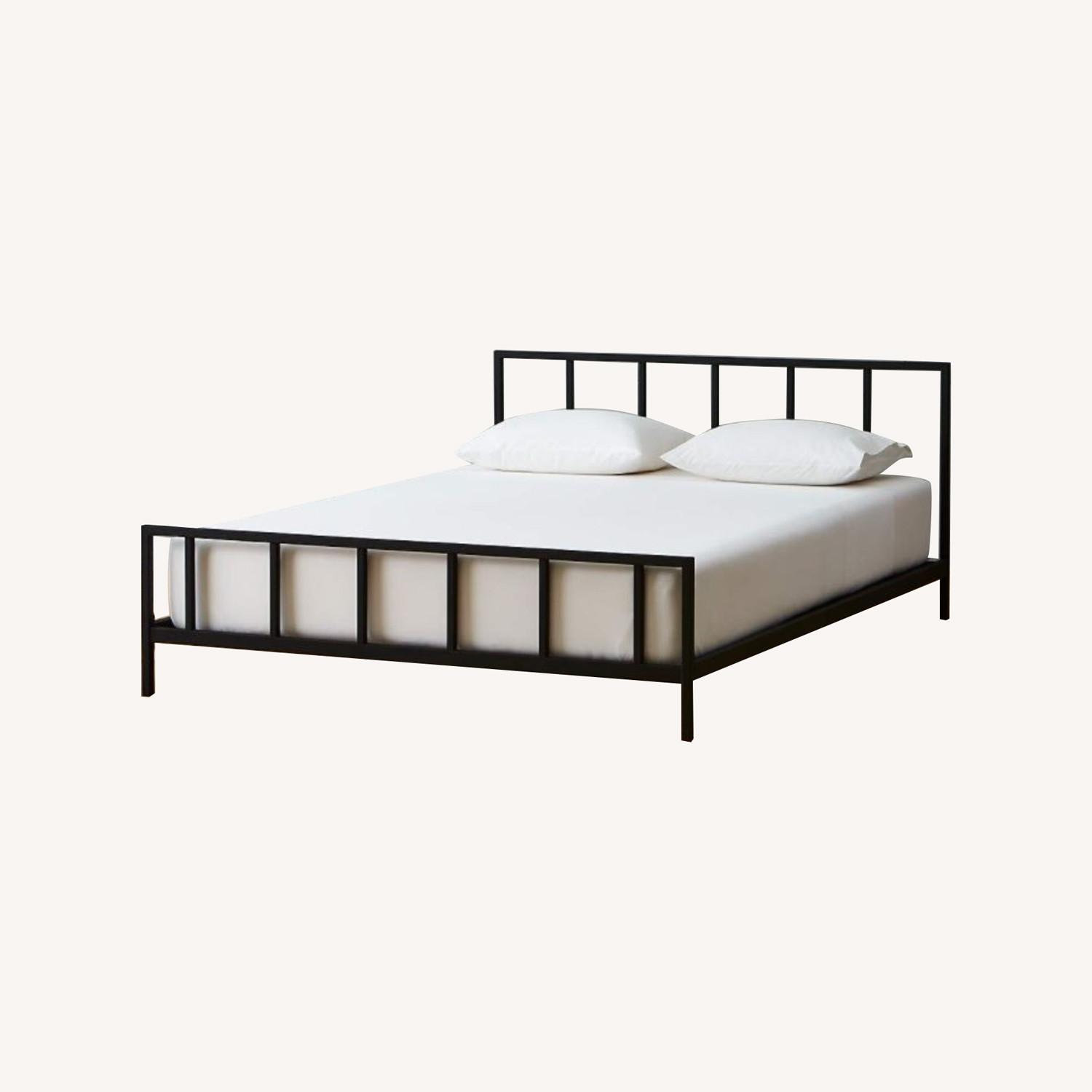 CB2 Queen Size Metal Bed Frame AptDeco