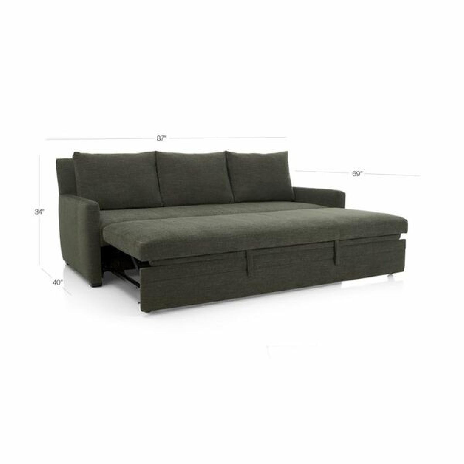 Crate and Barrel Reston Queen Sleeper Sofa - image-7