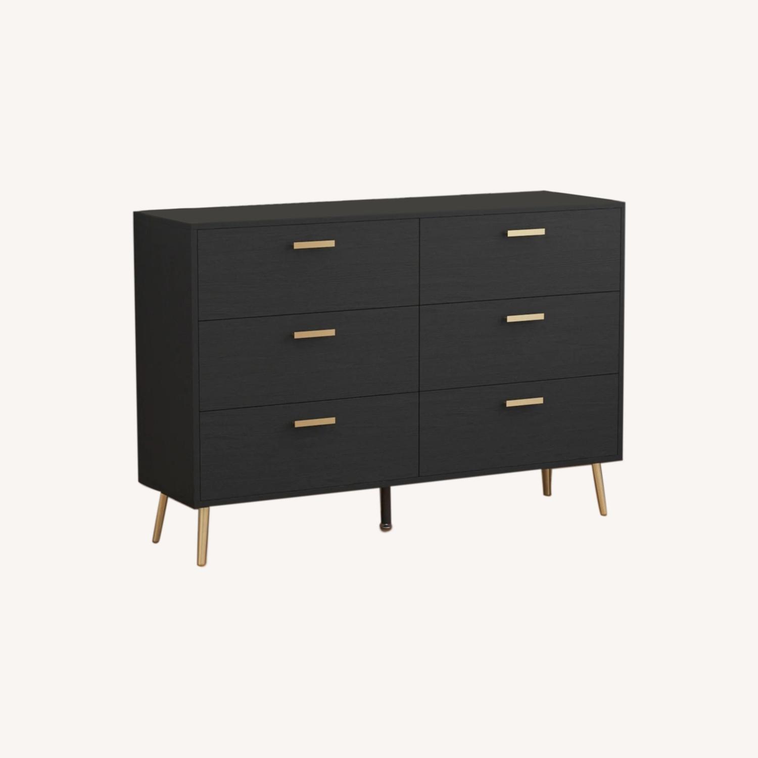 Wayfair Everly Quinn Black Wood Dresser