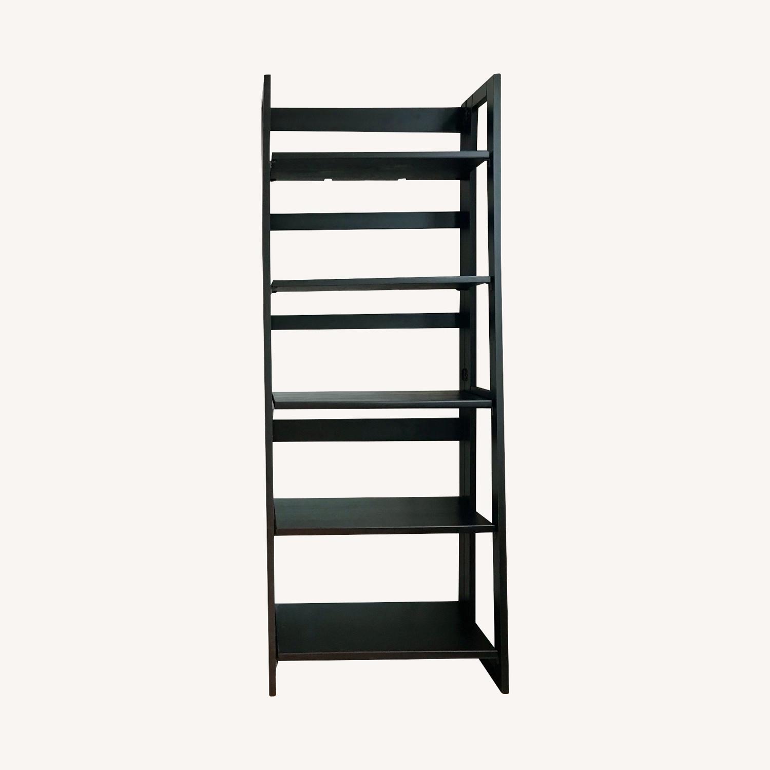 Pier 1 Imports Black Folding Bookcase (Large) - image-0