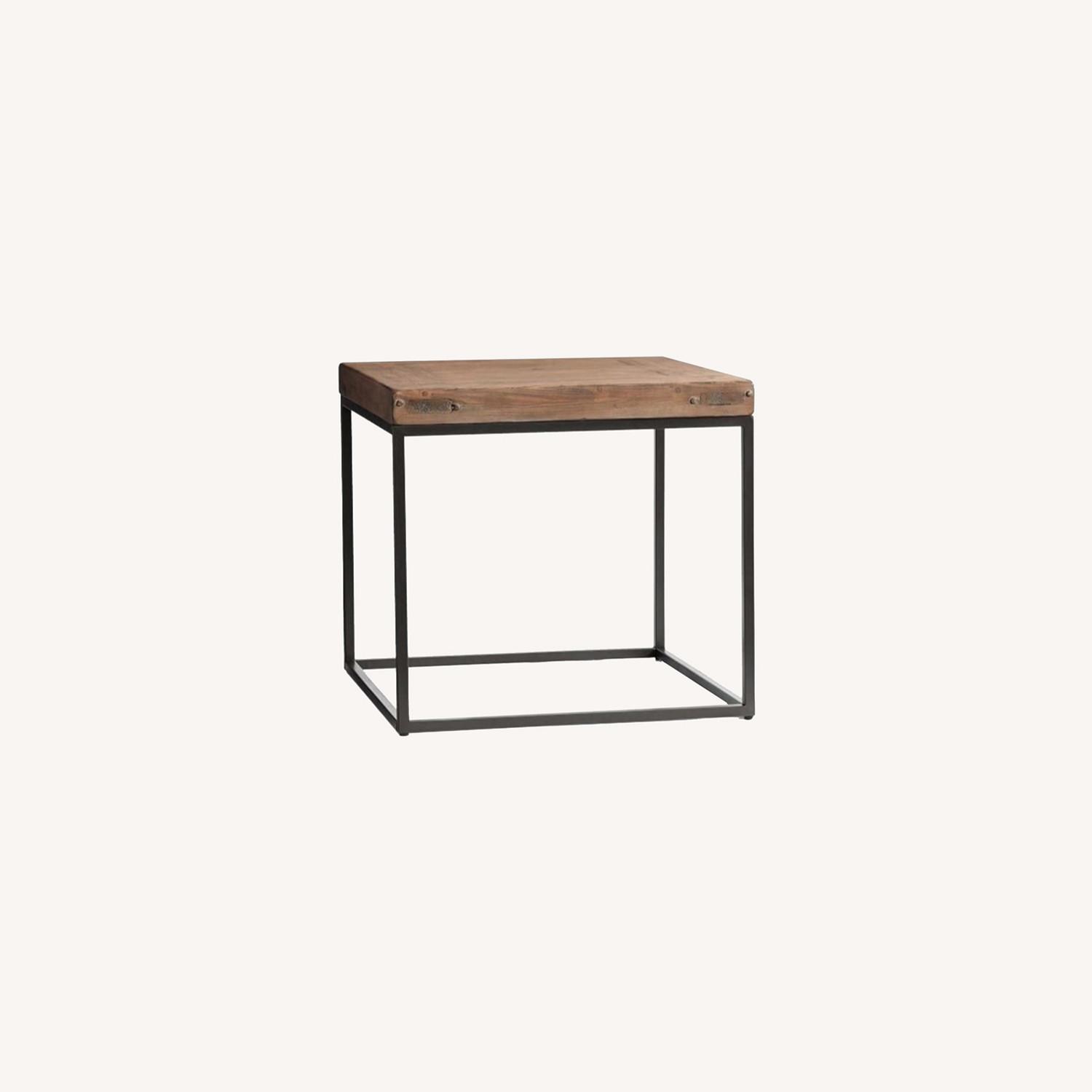 Pottery Barn Malcolm End Table, Glazed Pine, 26"L AptDeco