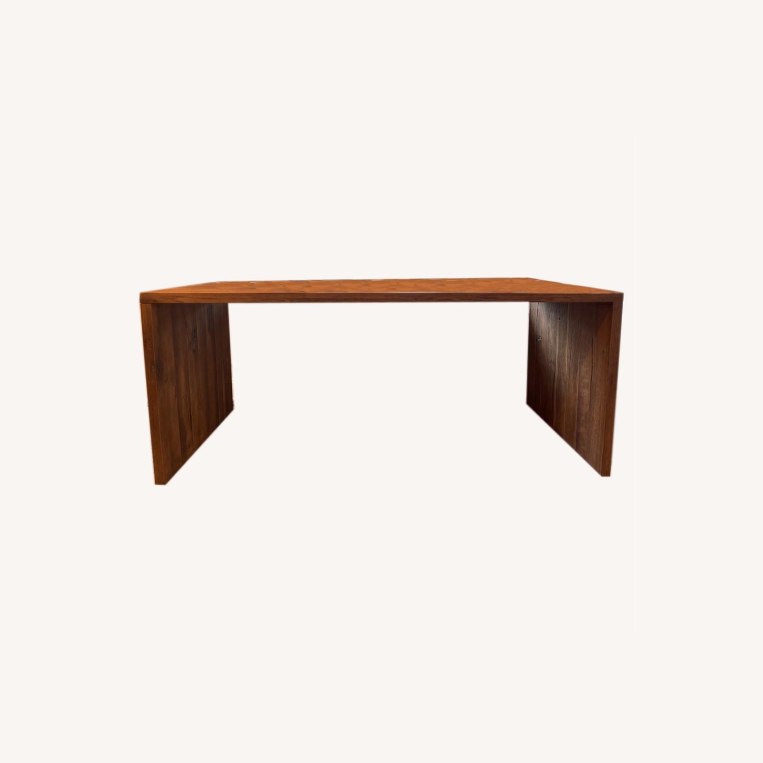 Restoration Hardware OAK BRL WATERFALL Desk - image-0