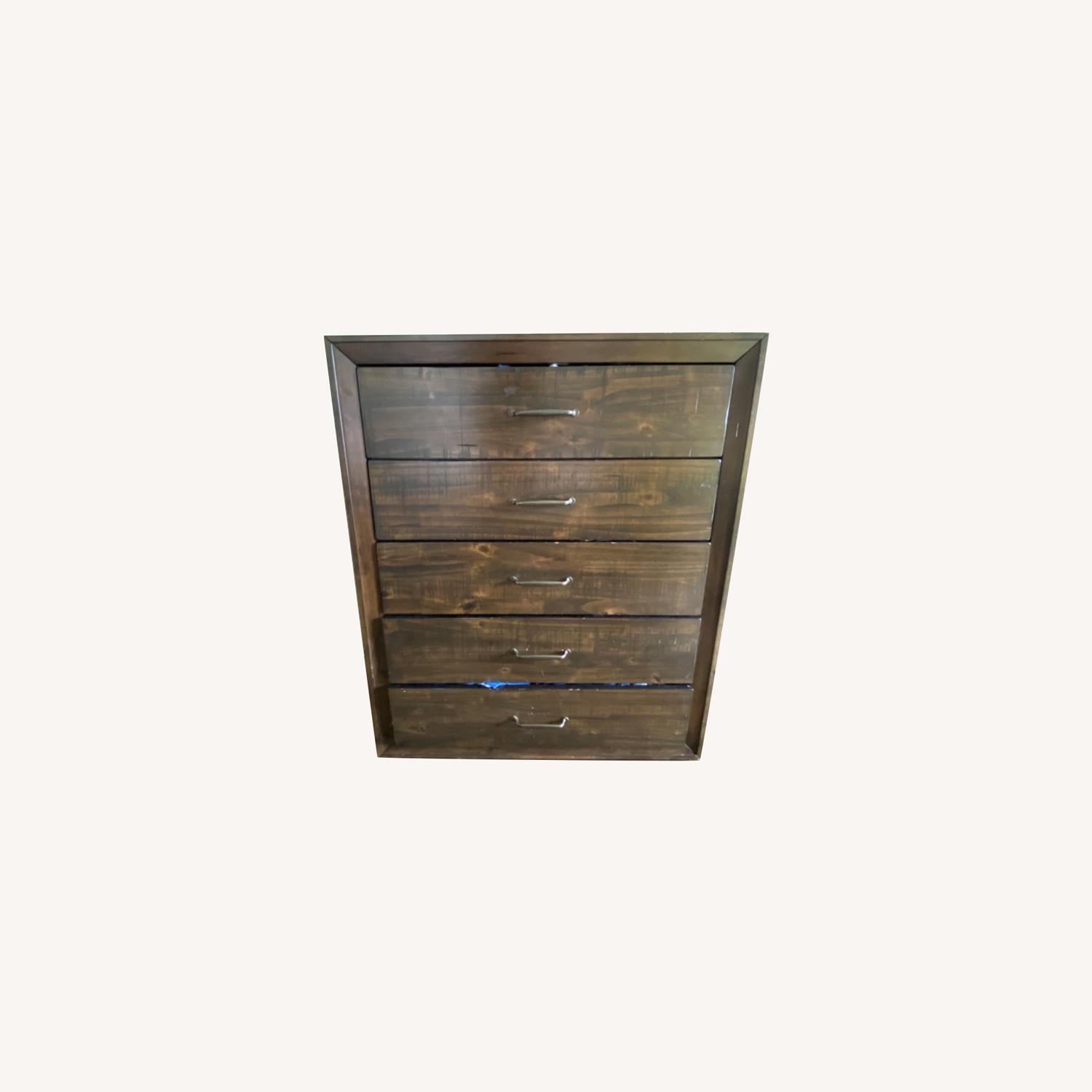 Wayfair 5 Drawer Wood Chest AptDeco