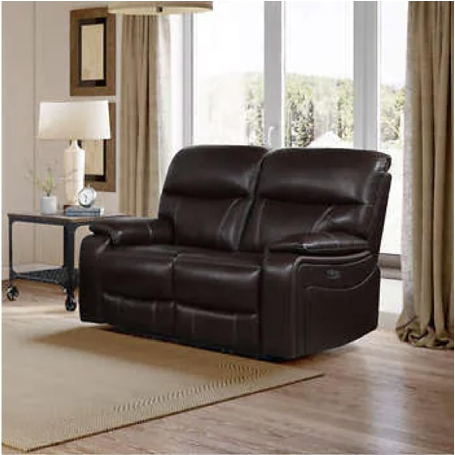 Costsco Fallon Leather Power Reclining Loveseat - image-4