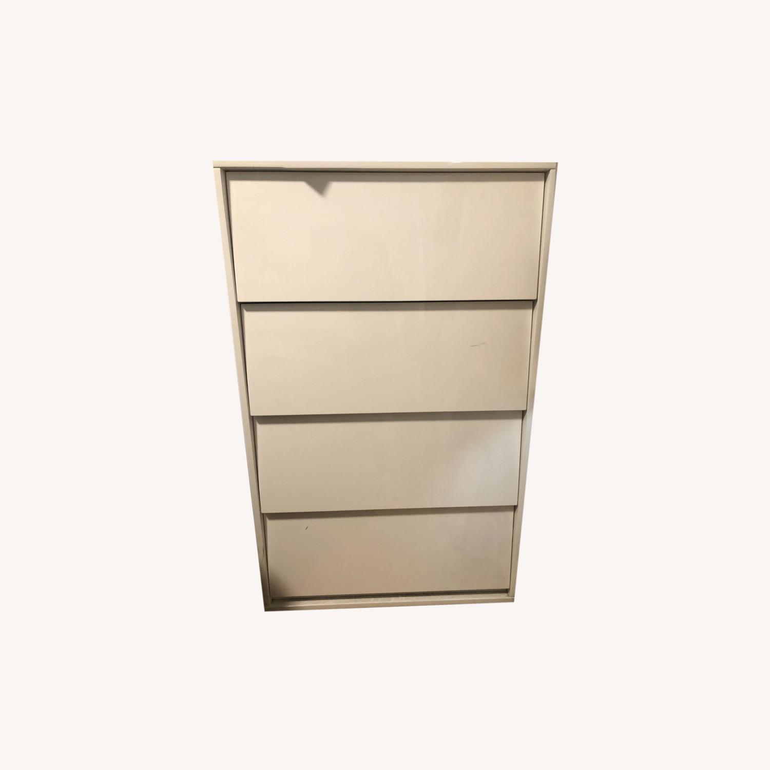 CB2 6 Drawer White Dresser - image-0