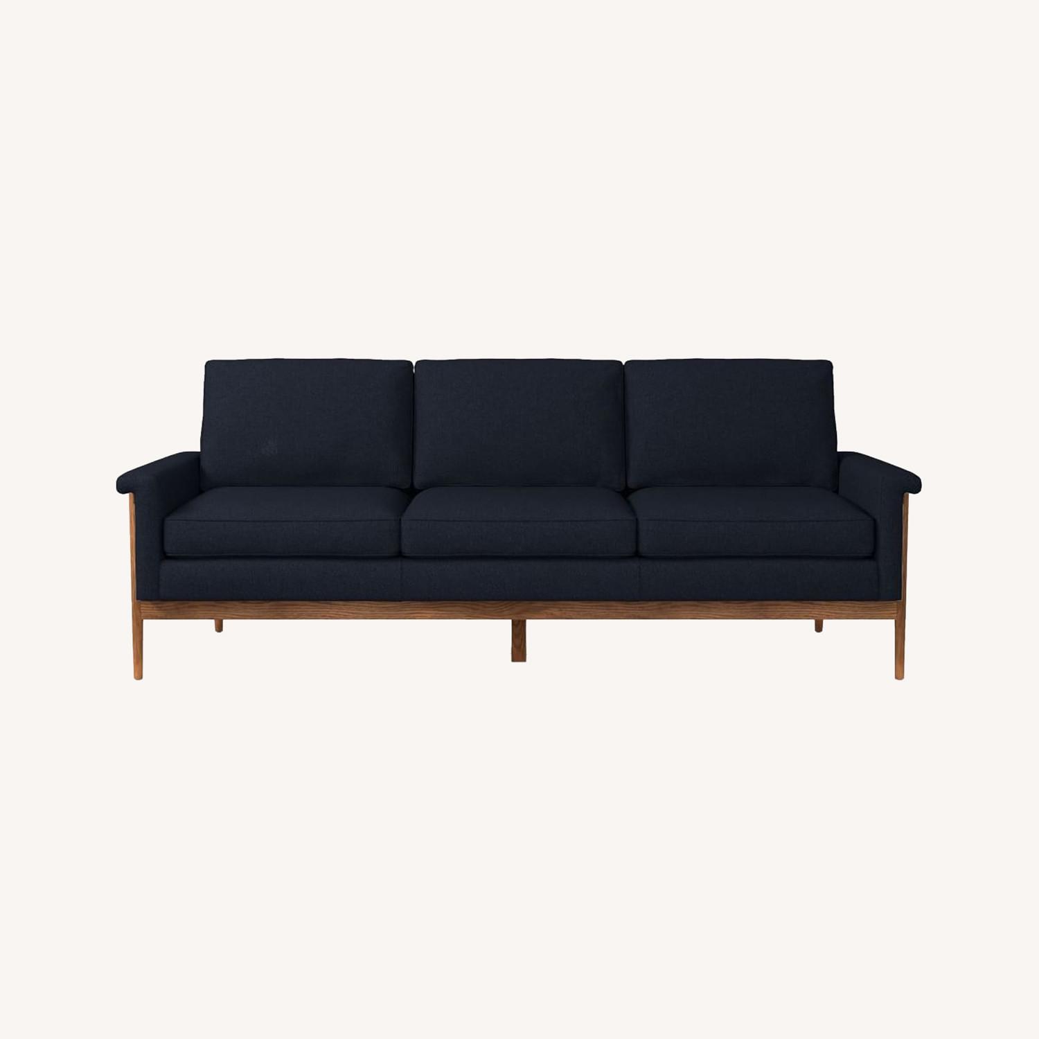 West Elm Leon Wood Frame 82" Sofa AptDeco