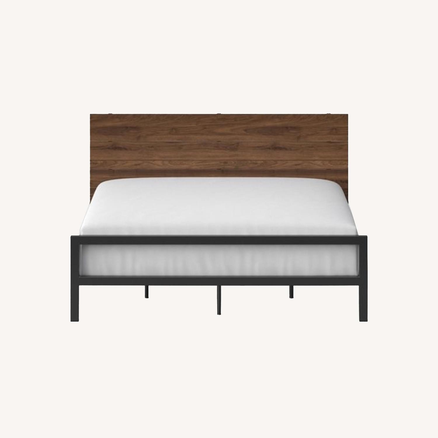 Target Loring Queen Bed in Walnut AptDeco