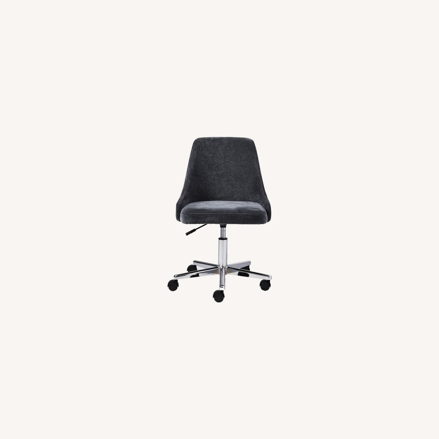 West Elm We Branson Modern Chenille Office Chair AptDeco