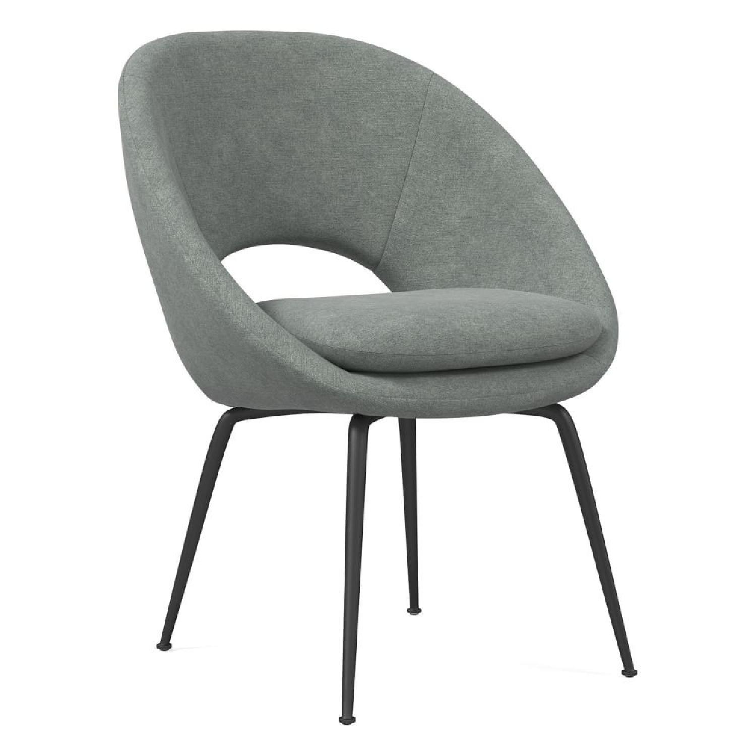 West Elm Grey Orb Chairs - image-5