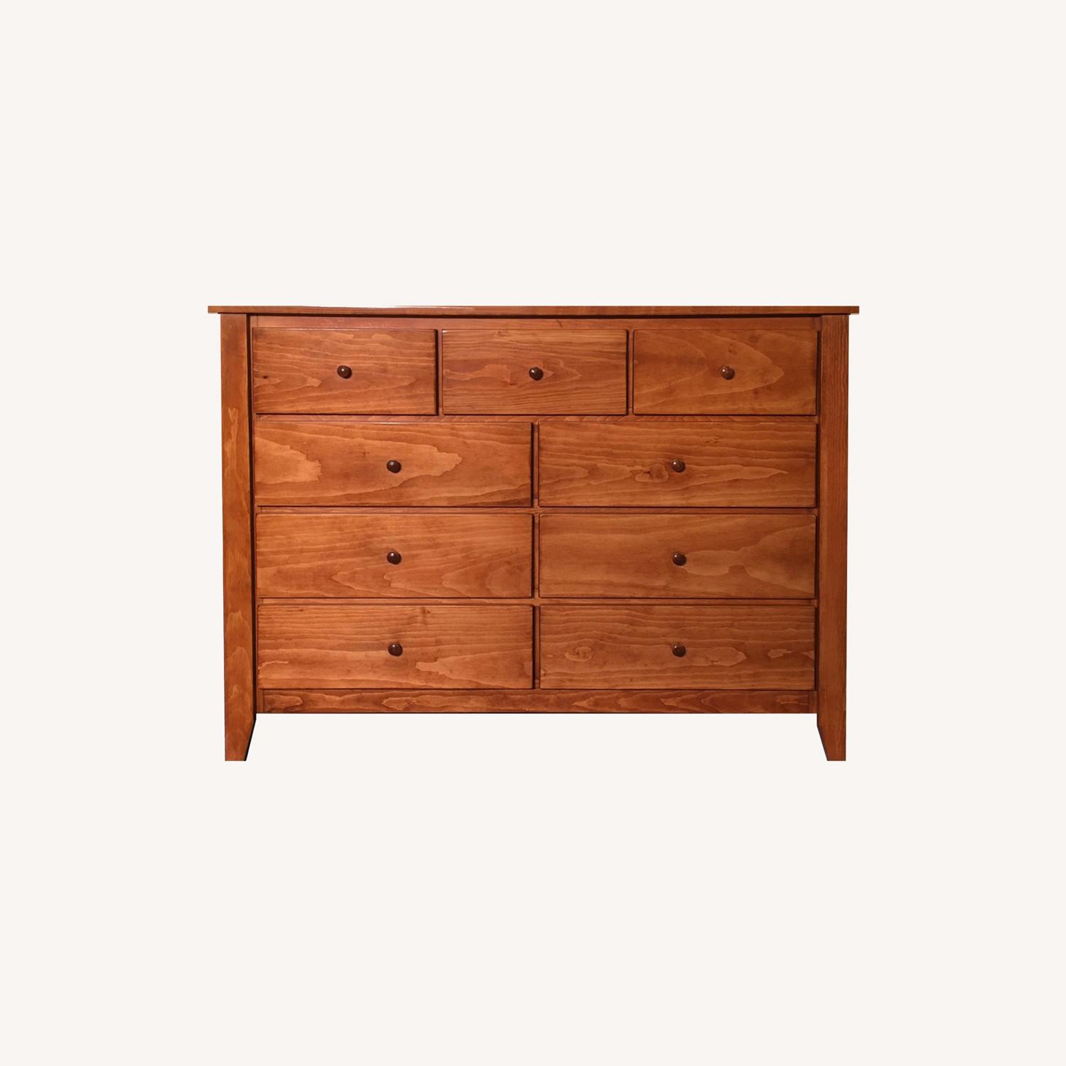 Solid Wood 9 Drawer Dresser - image-0
