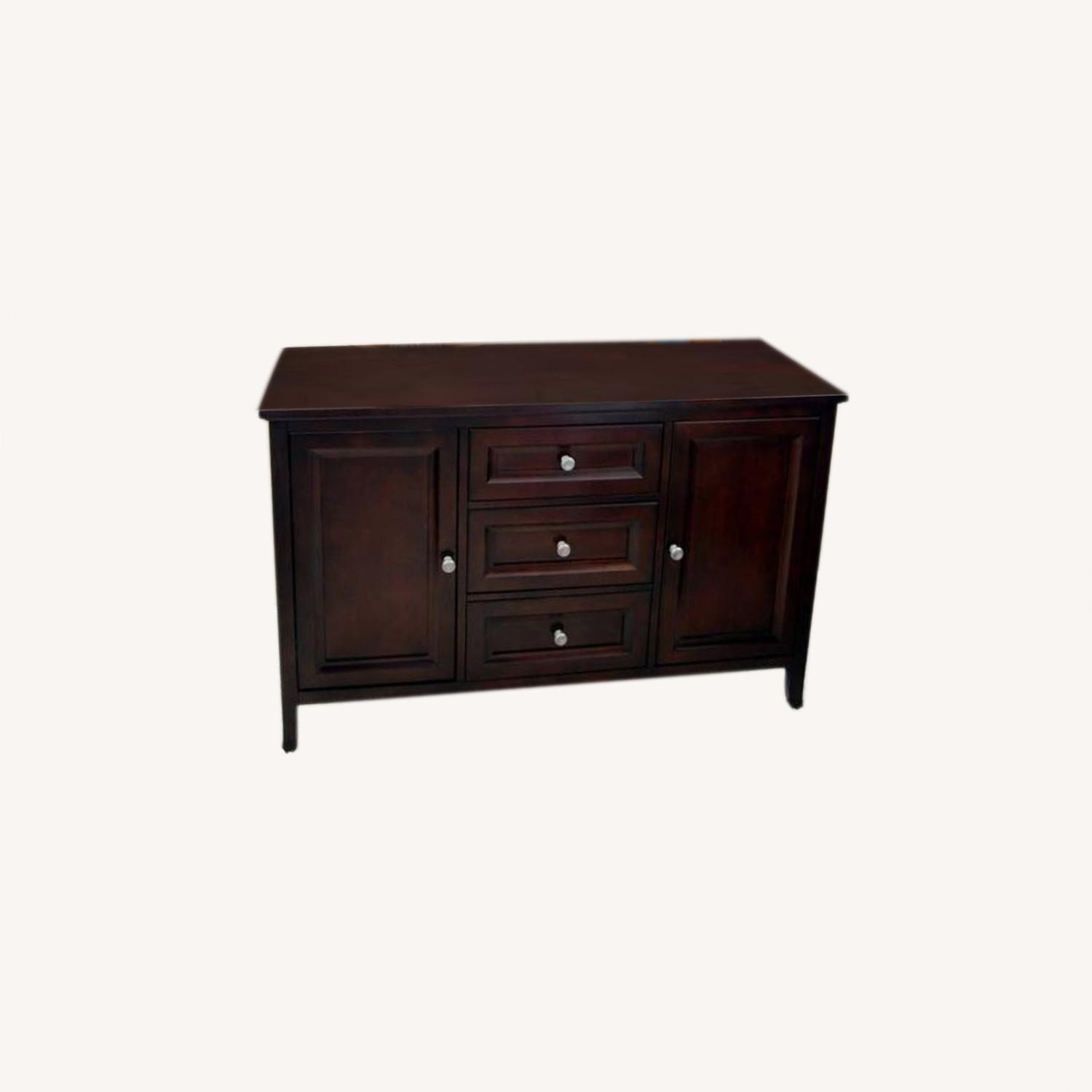 Mahogany Color Buffet Table/Sideboard AptDeco