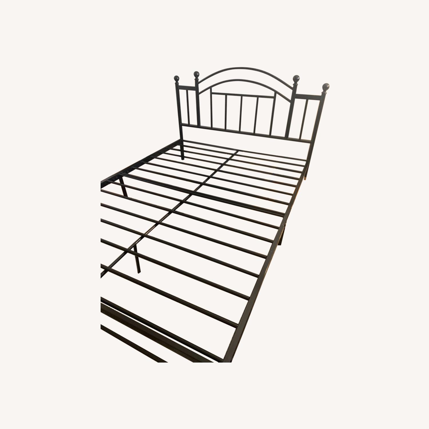 Wayfair Metal Bed Frame with Headboard AptDeco