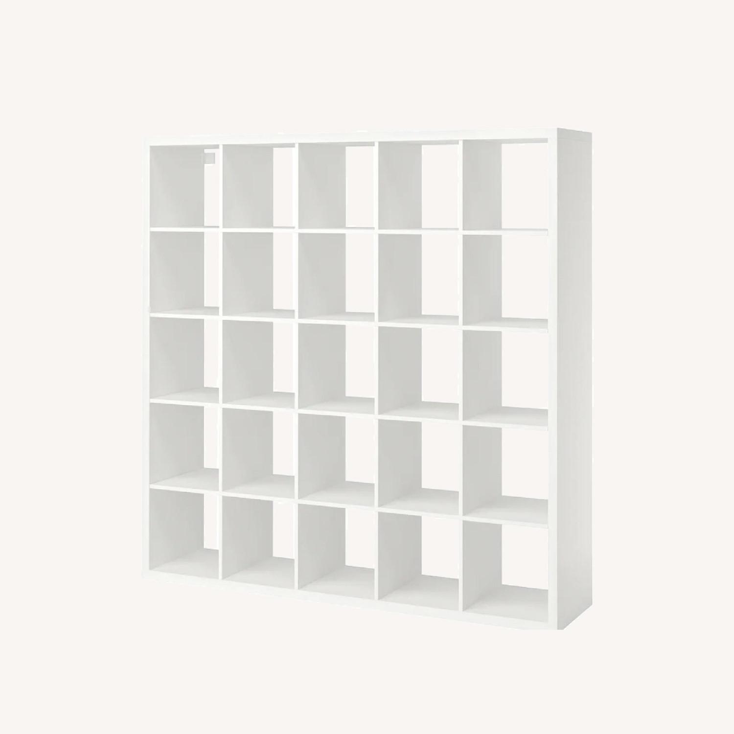 IKEA Kallax 5x5 Cube Shelf with Doors - image-0