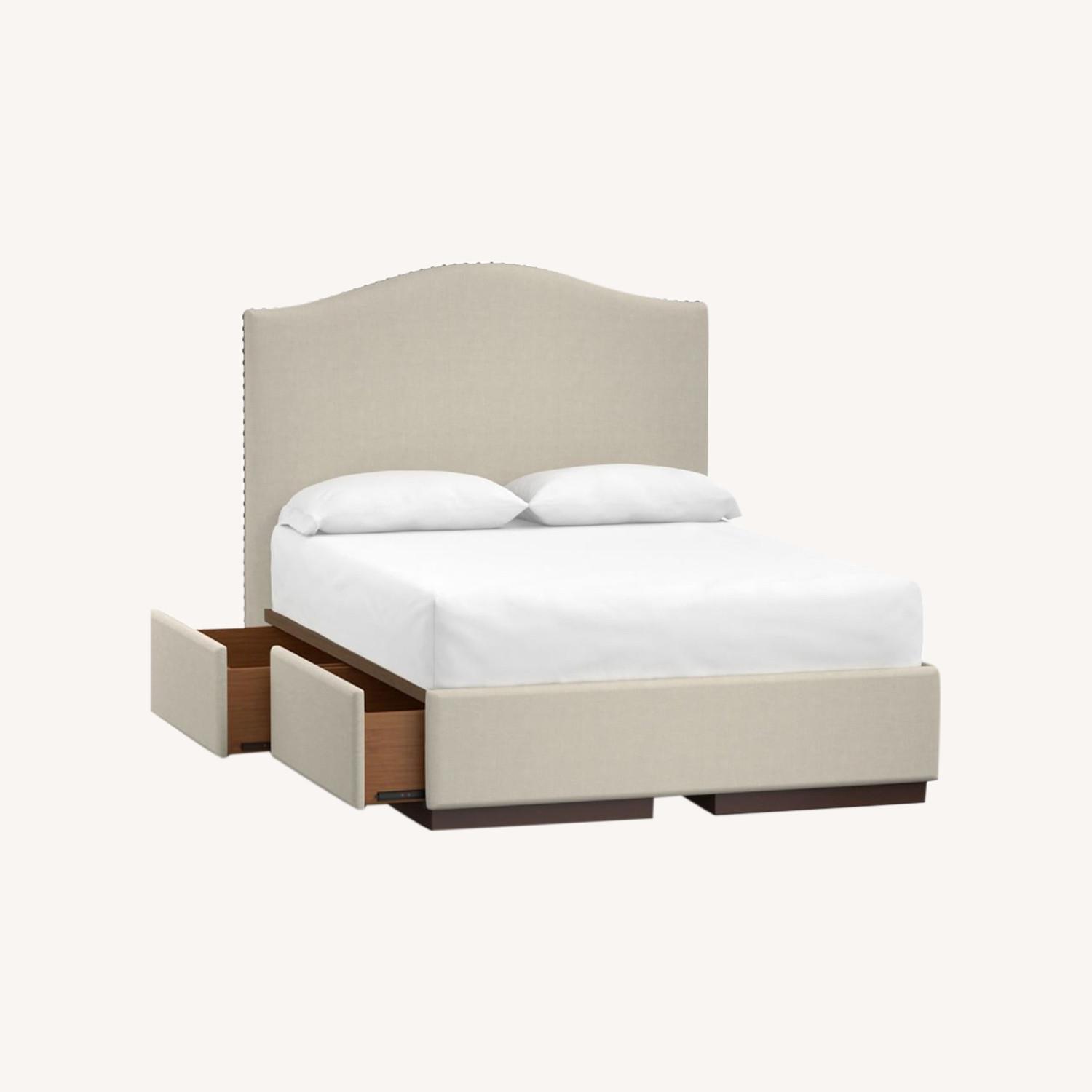 Pottery Barn Full Size Storage Bed AptDeco