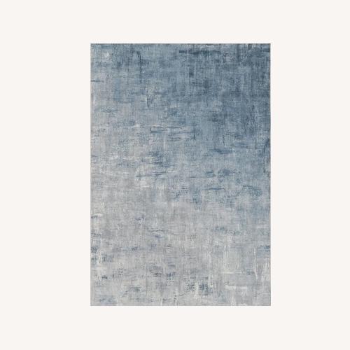 Used Ruggable Slate Impasto Blue Chambray Area Rug 8x10 for sale on AptDeco