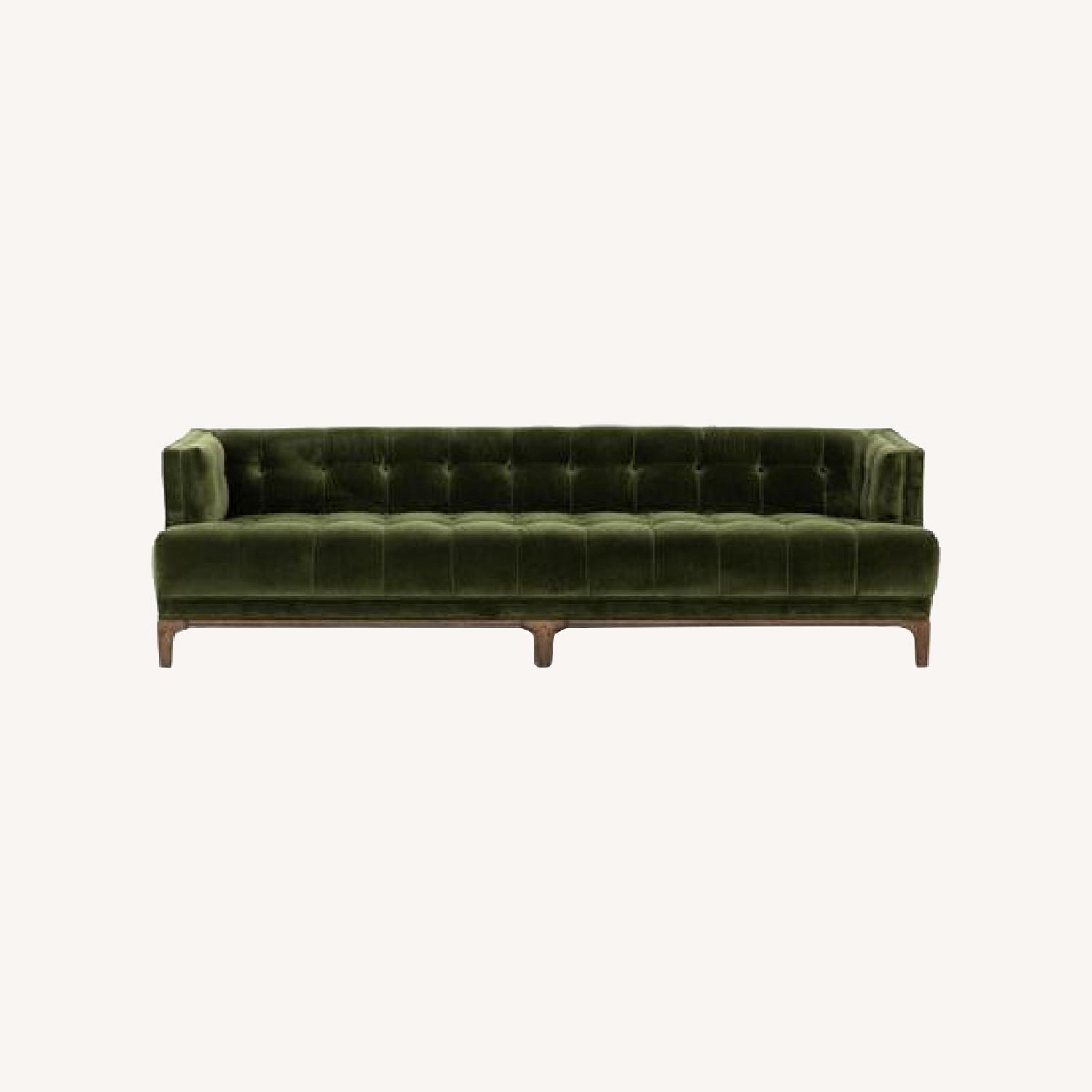 Burke Decor Dylan Sofa in Sapphire Olive - image-0