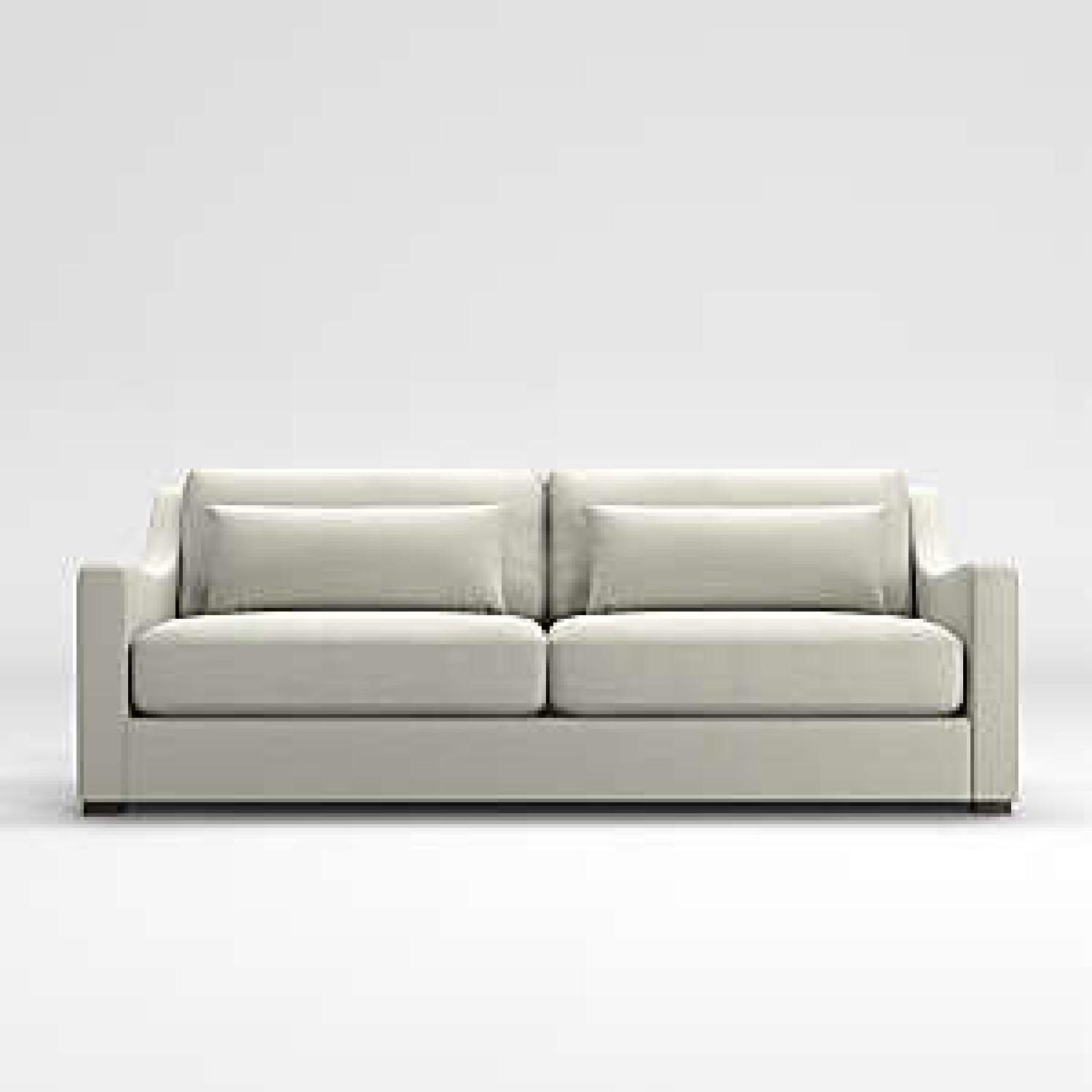 Crate and Barrel Verano II Slope Arm Sofa - image-5