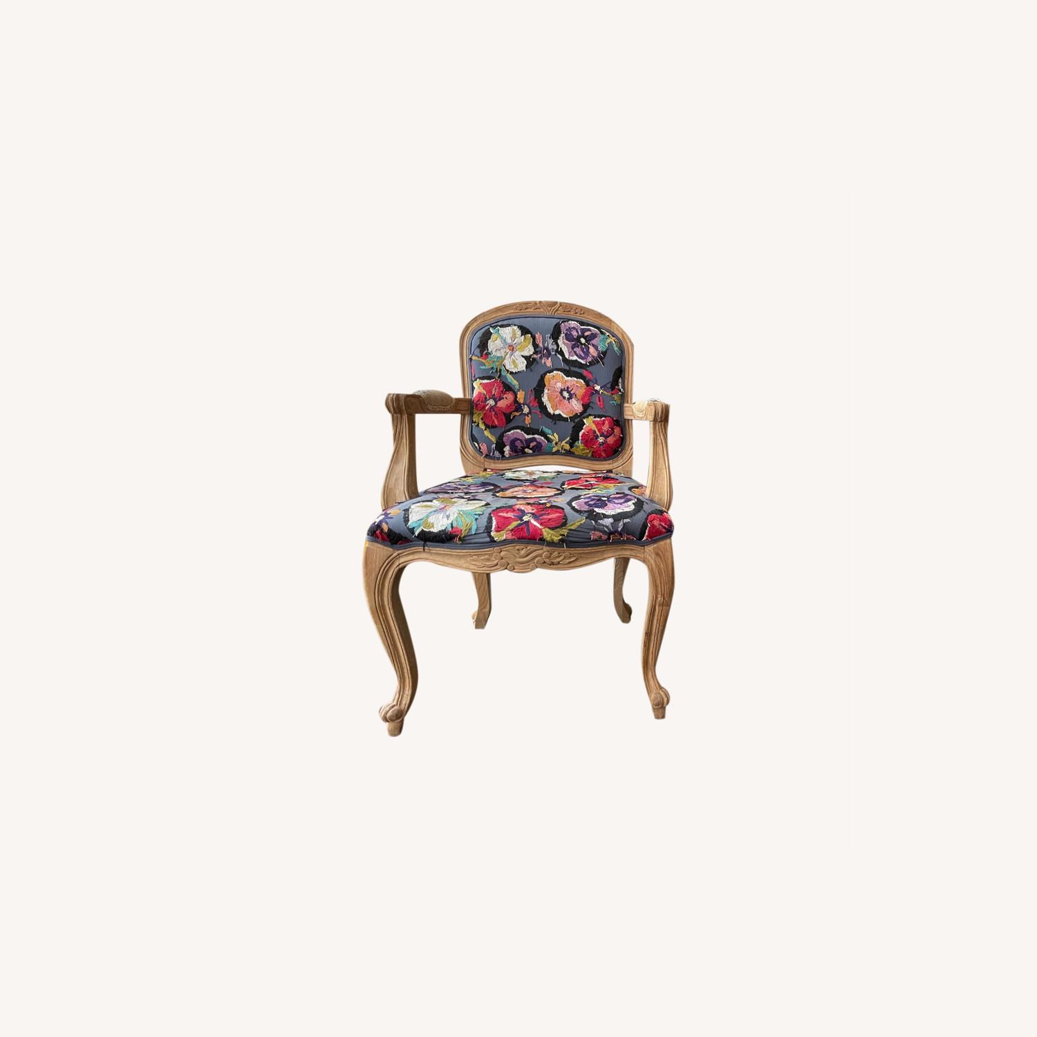 Anthropologie Floral Fabric Chairs AptDeco