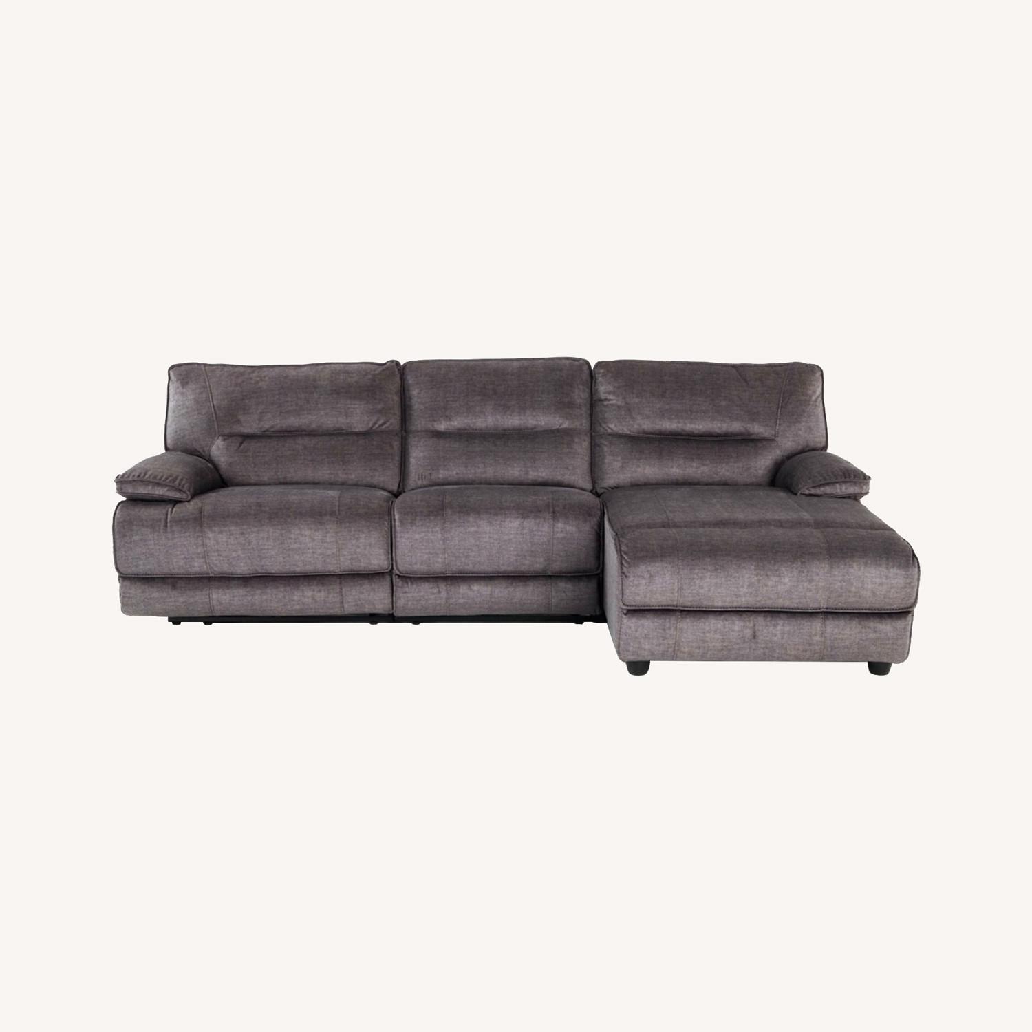 Pacifica Gray 3 Piece Power Reclining Sectional - image-0